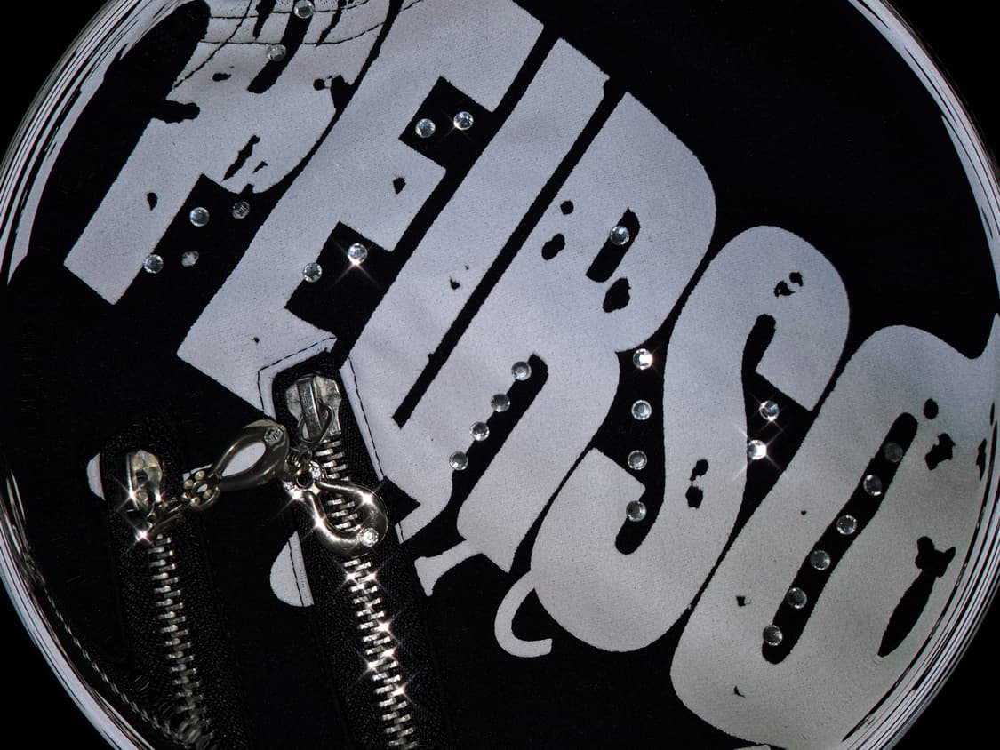 Vintage PUNK Crystal lettering mini Skir 상품이미지3