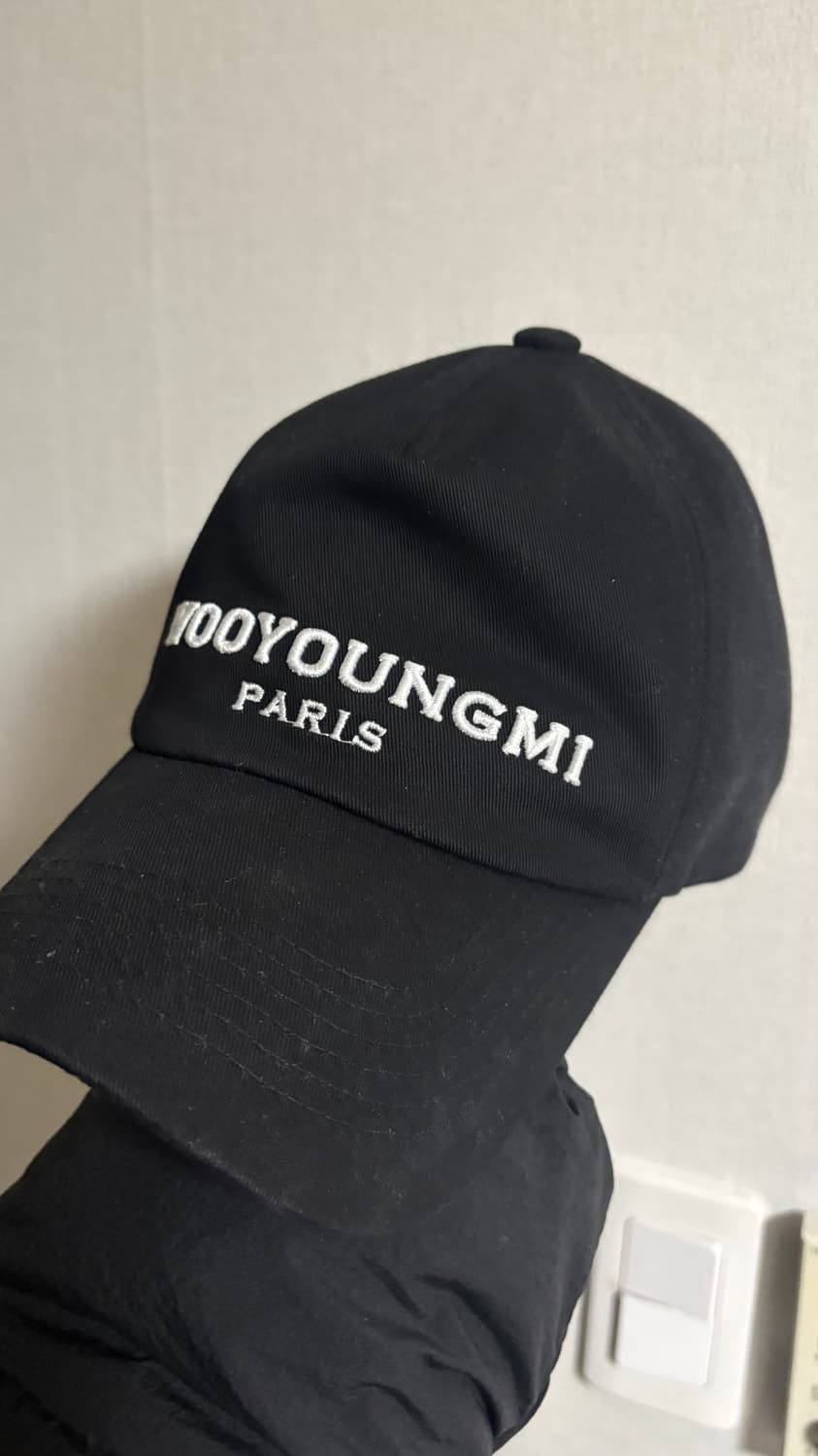 우영미 자수로고 모자 정품 상품이미지2