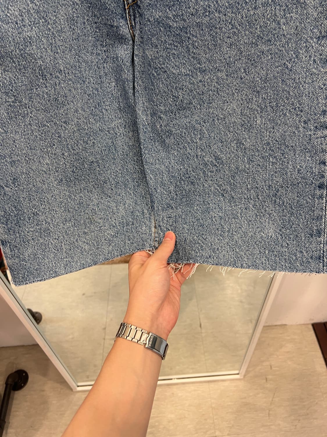 90s Levis 리바이스 550 컷오프 데님 쇼츠 팬츠 (USA) 상품이미지8
