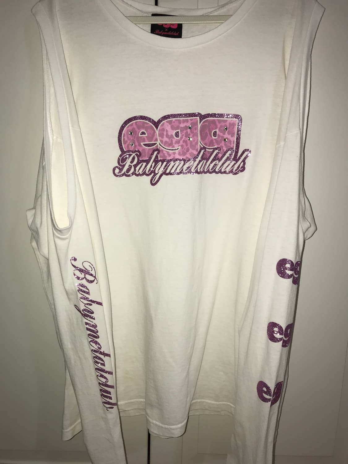 베이비메탈클럽 롱 슬리브 갸루 에그 콜라보 상품이미지1