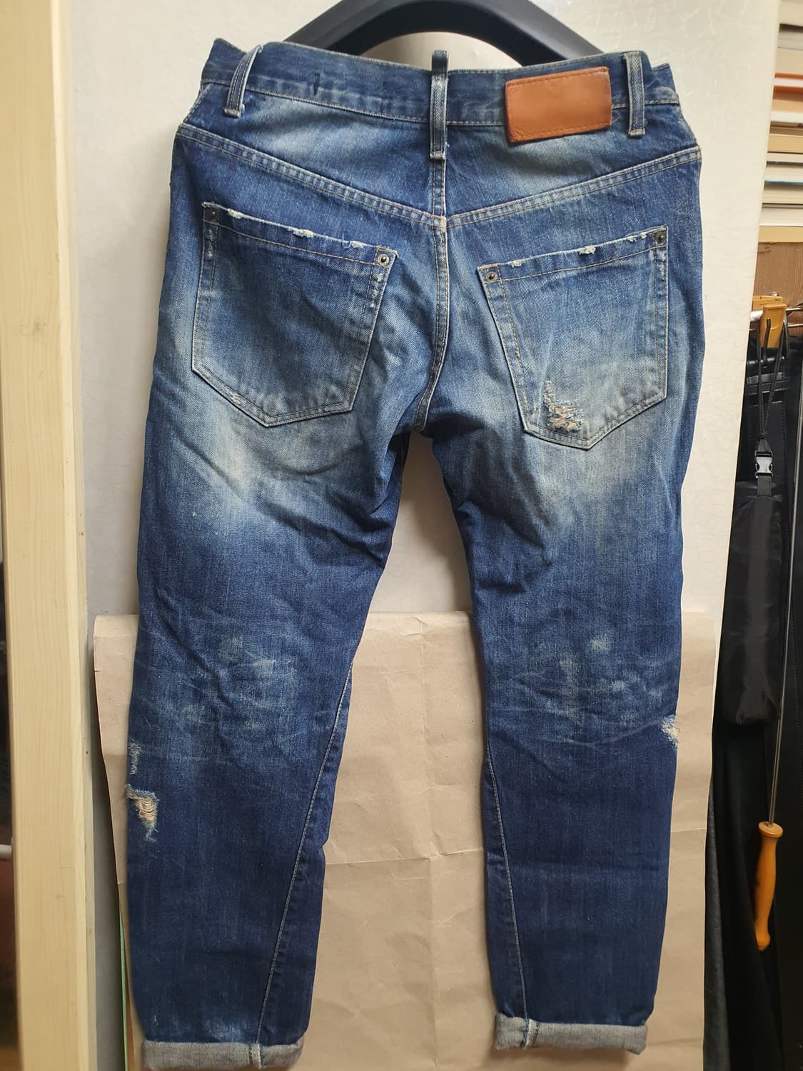 빈티지 워싱 데님진 29 상품이미지5