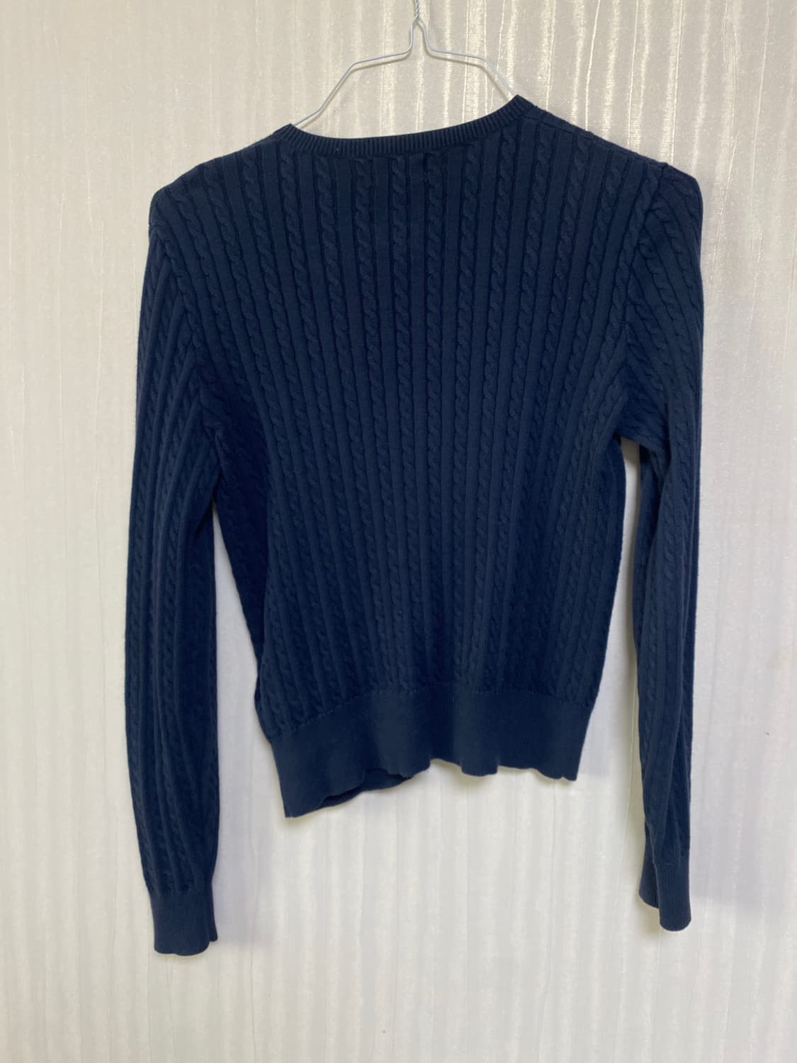 키즈 폴로 랄프로렌 꽈배기 가디건 네이비 상품이미지2