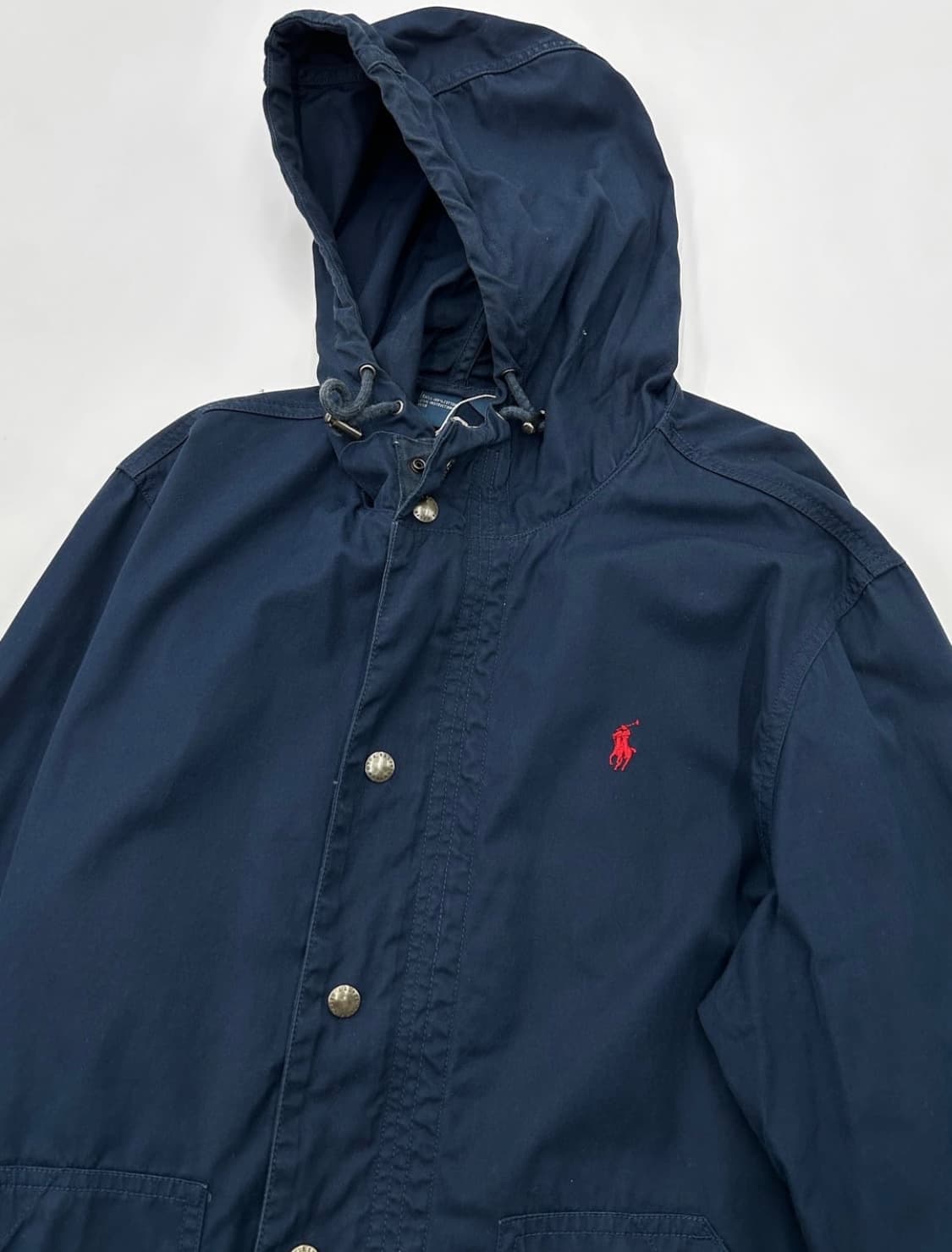 POLO 폴로 00s 레드포니 코튼 후드 자켓 네이비 상품이미지1