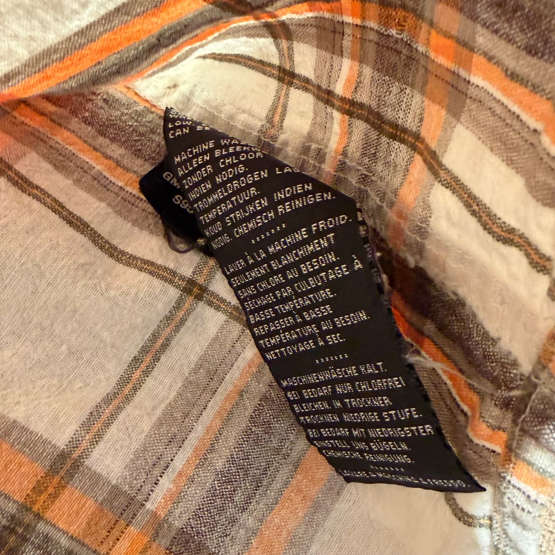 할리데이비슨 린넨 코튼 민소매 셔츠 L 플란넬 상품이미지6