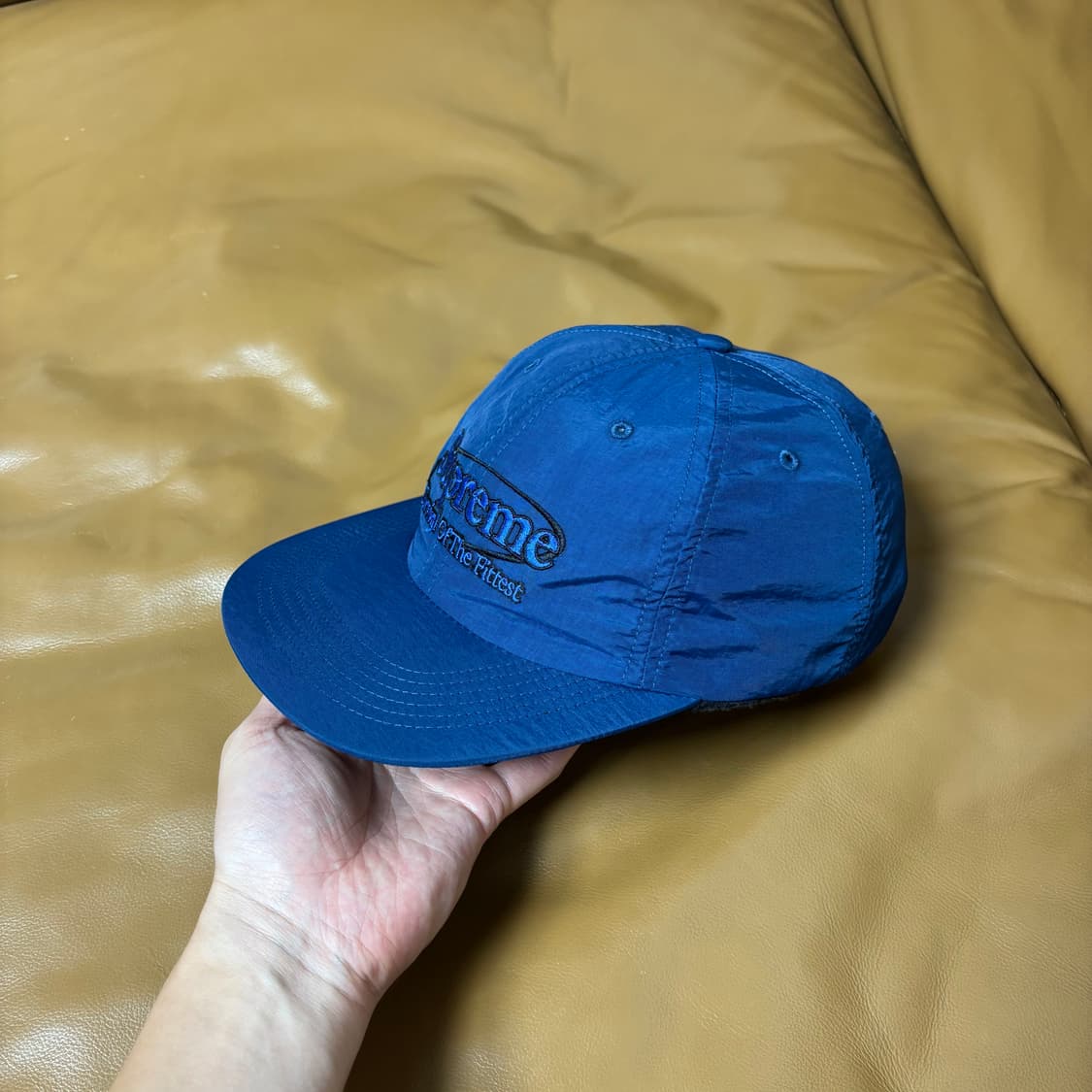Supreme 슈프림 서바이벌 네이비 6패널 볼캡 모자 (Navy) 상품이미지5