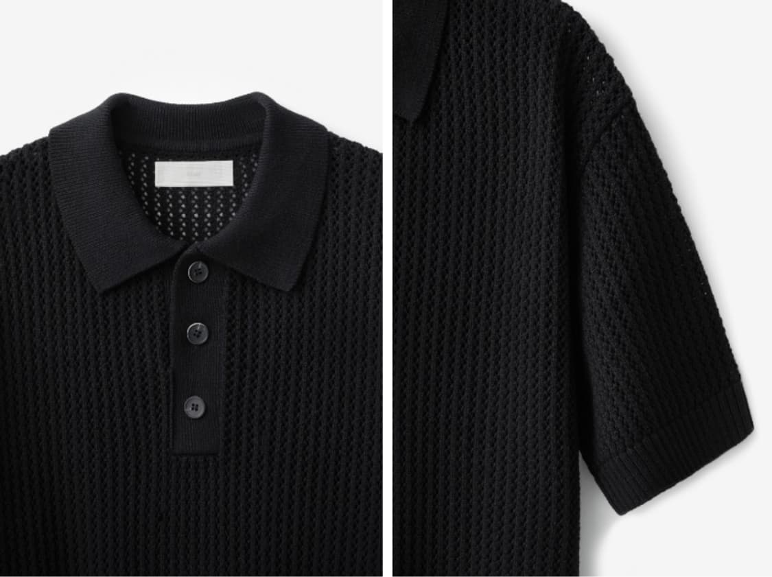 미나브 퓨어코튼 펀킹 카라 니트 상품이미지4