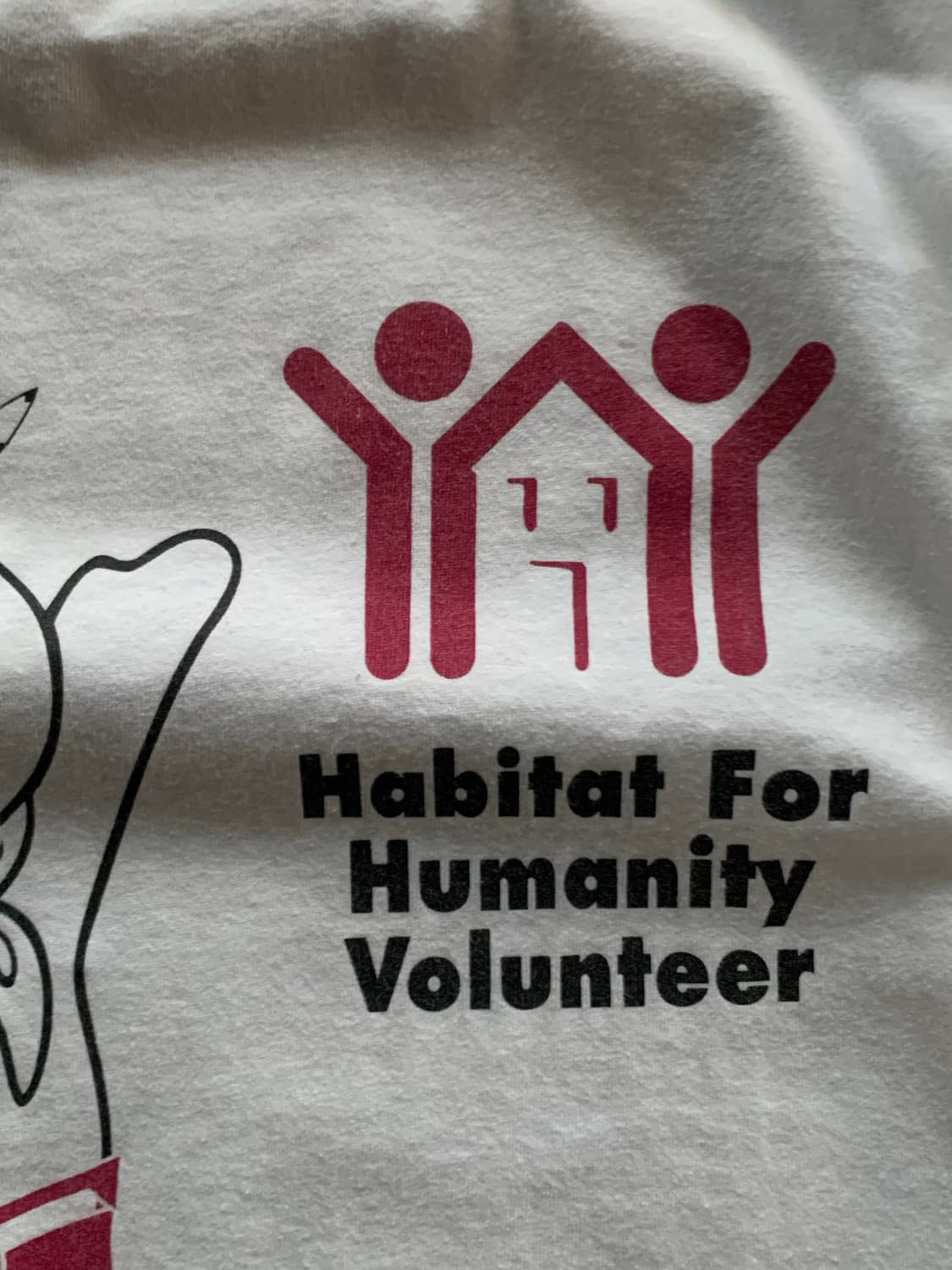 90s 필스버리 도우보이 X 해비타트 자원봉사 프로모션 티셔츠 상품이미지3