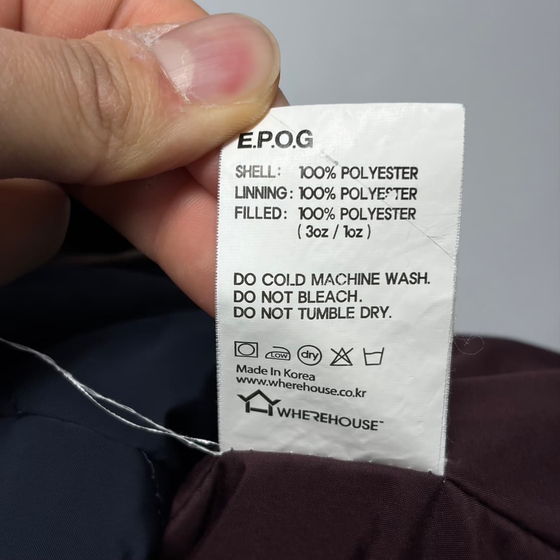 에스피오나지 벨티드 퀄팅 자켓 상품이미지5