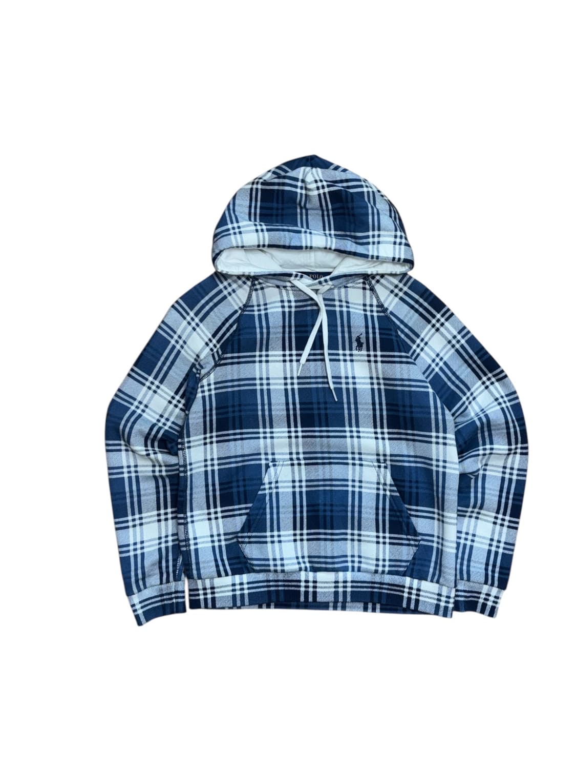 폴로 랄프로렌 체크 후드티 ( qr인증) 상품이미지3