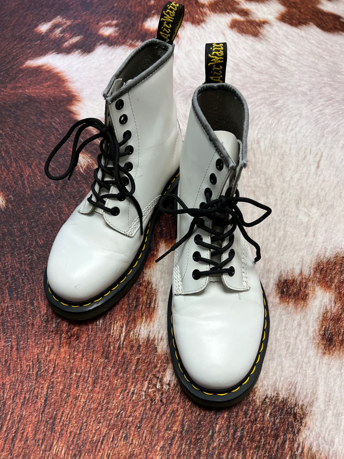 [240] 닥터마틴 1460 화이트 스무스 레더 UK5 상품이미지3