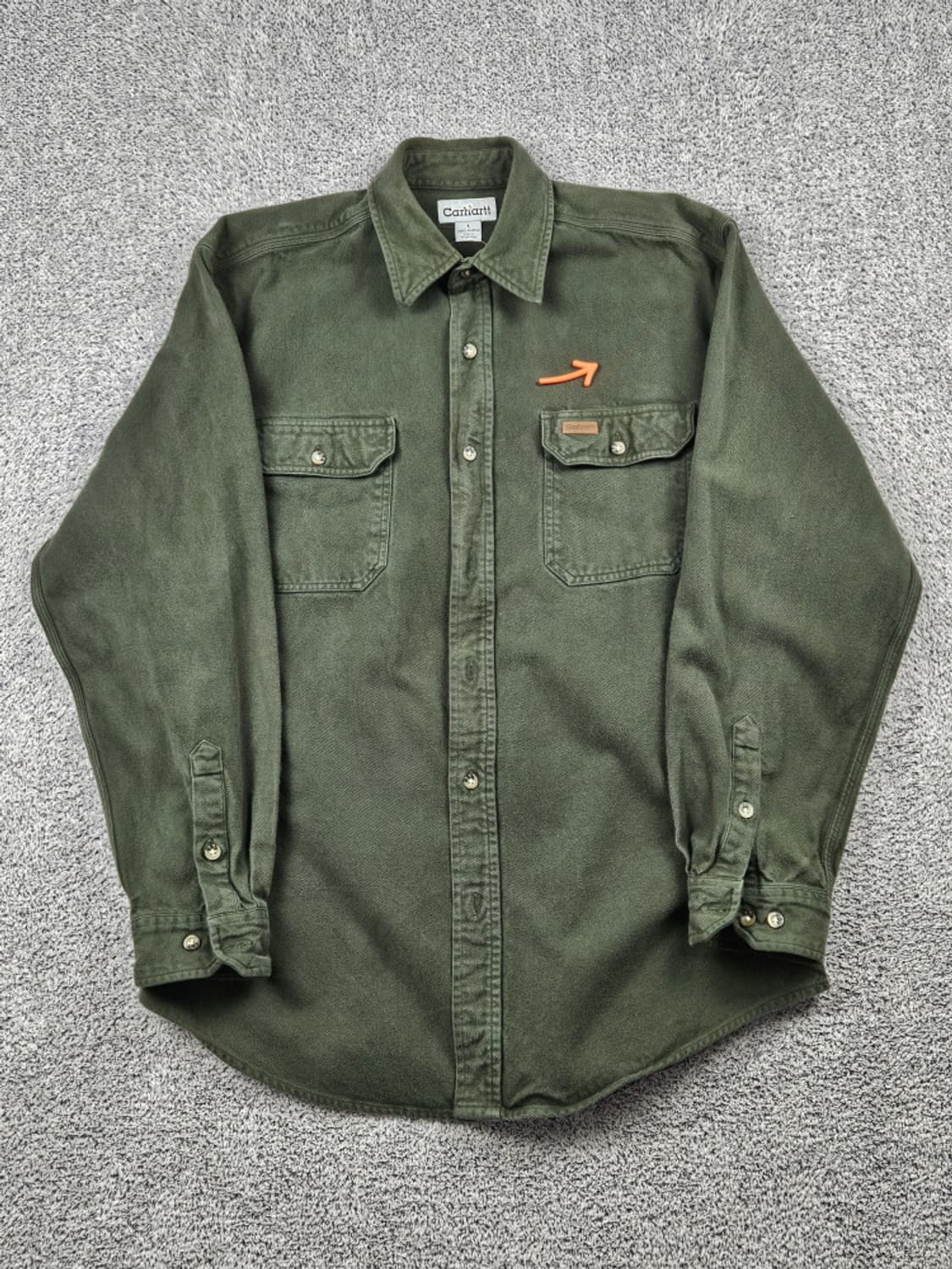 칼하트 오리지널 헤비 코튼 워크 셔츠 ( L ) / 10330 상품이미지5
