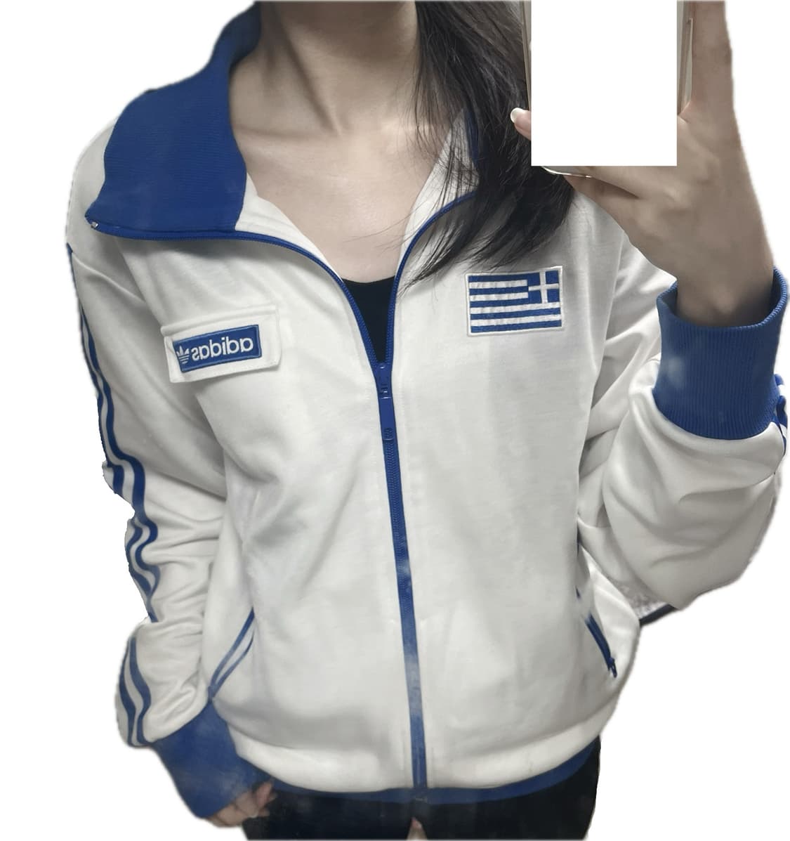 아디다스 흰파 그리스 트랙탑 져지 상품이미지1
