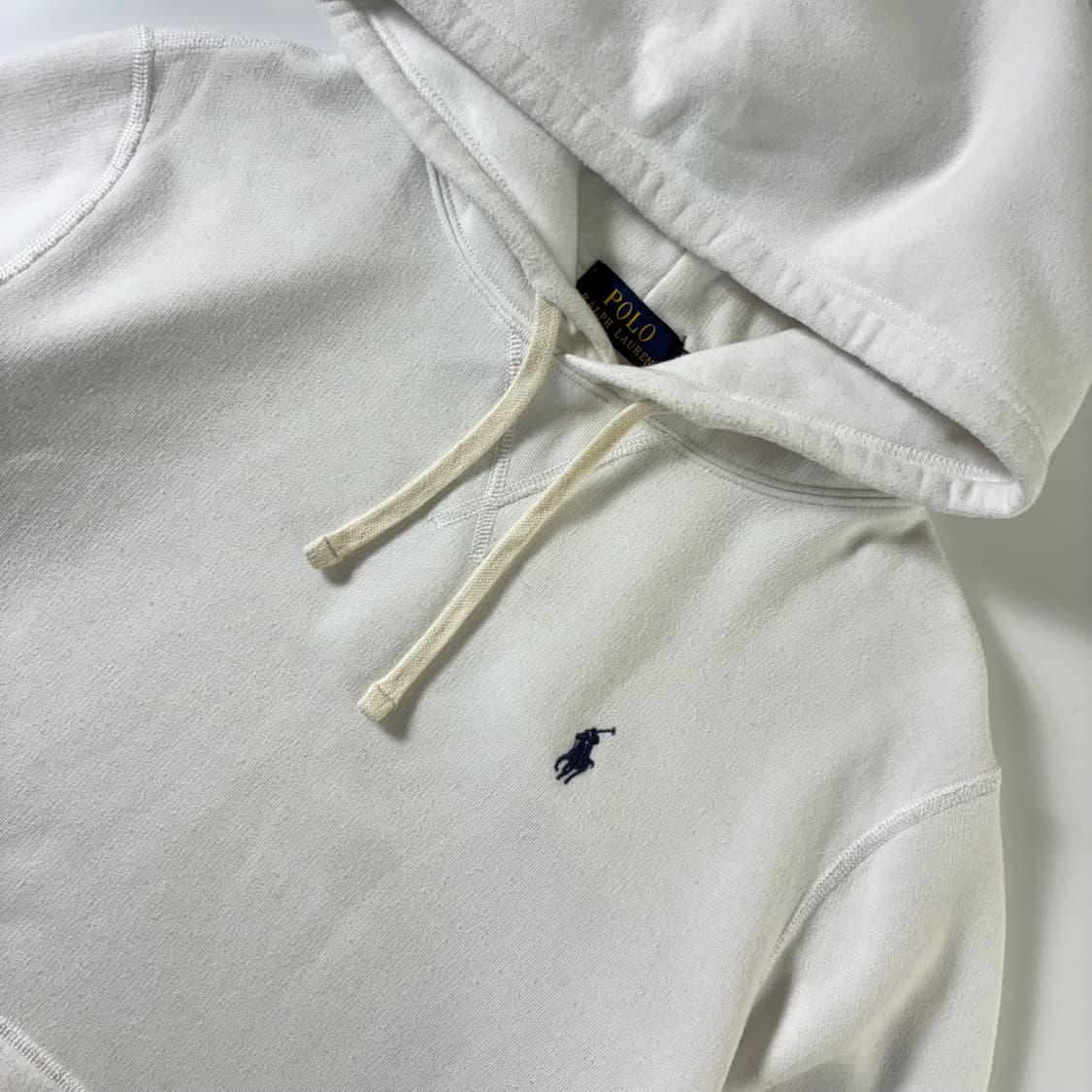 Polo  폴로 랄프로렌 자수 화이트 후드티   상품이미지3
