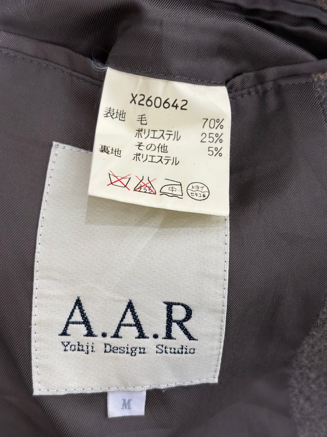 A.A.R Yohji Design Studio 울 피코트 상품이미지8