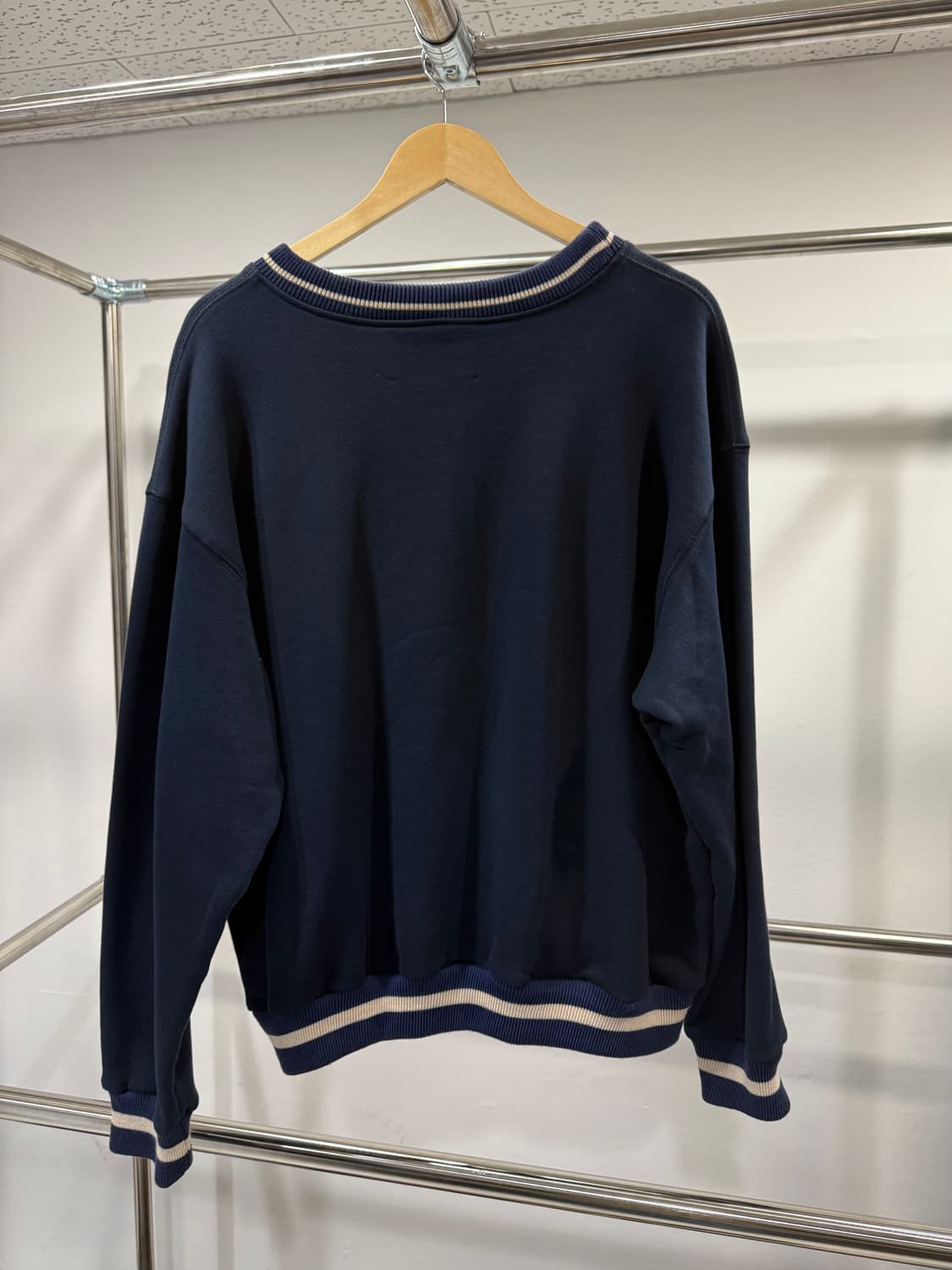 Bode — Appliqué Logo Sweatshirt (Navy) 상품이미지2