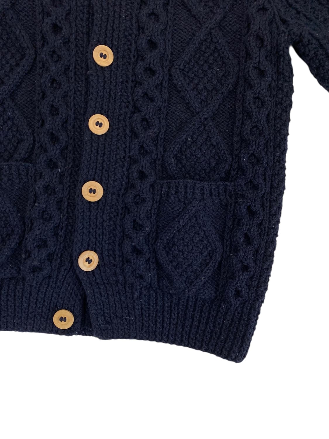 아테네 디자인 울 케이블 가디건  상품이미지4