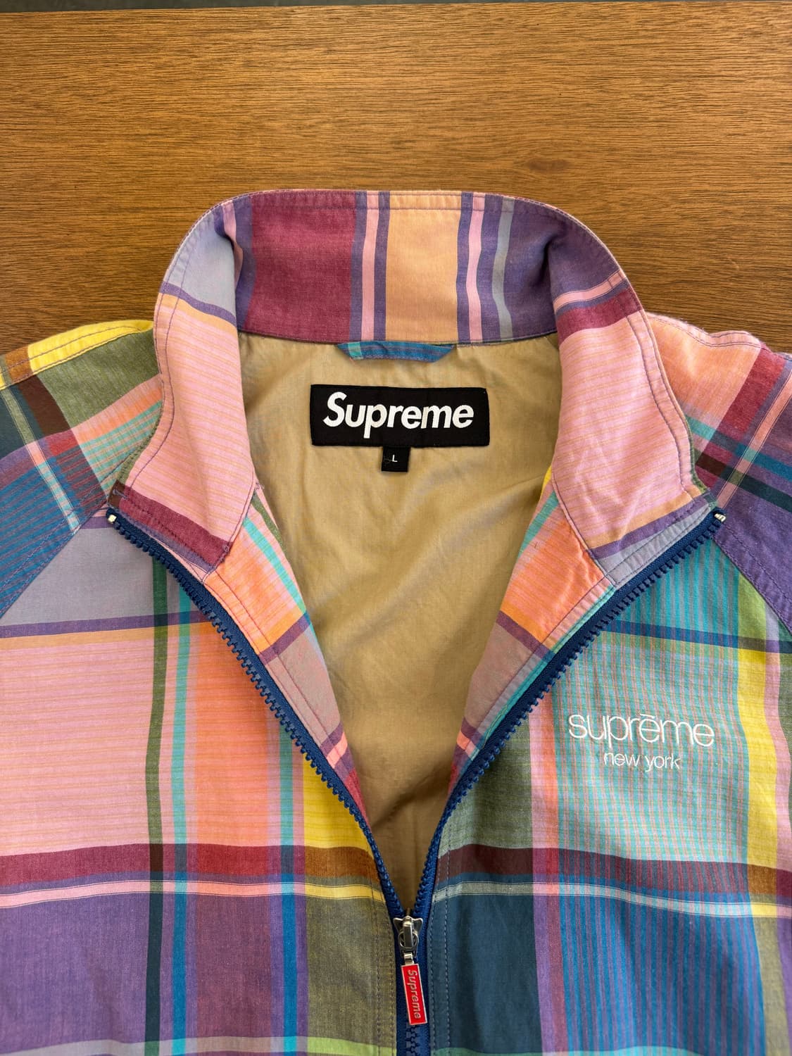 [L] 슈프림 마드라스 트랙자켓  상품이미지2