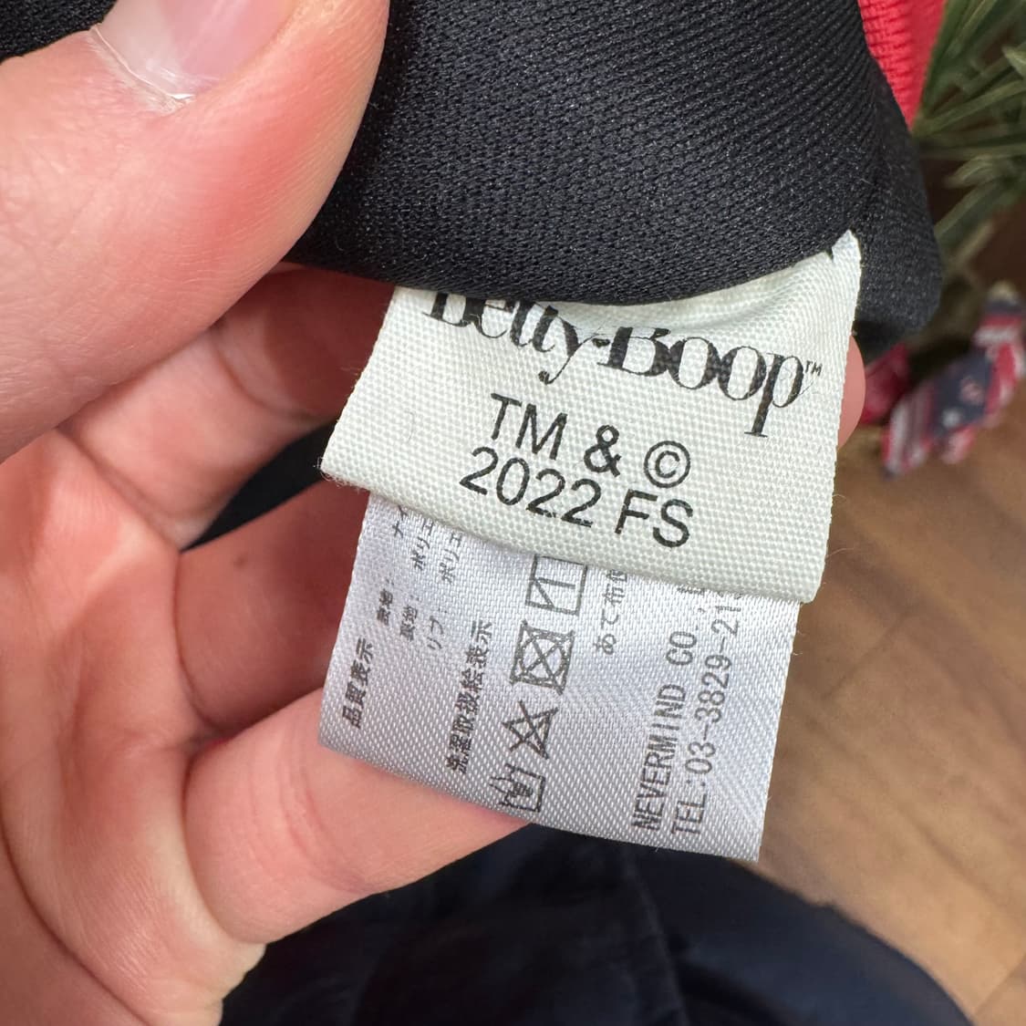 베티붑 새틴 바시티 자켓 후면 캐릭터 포인트 레드 상품이미지7