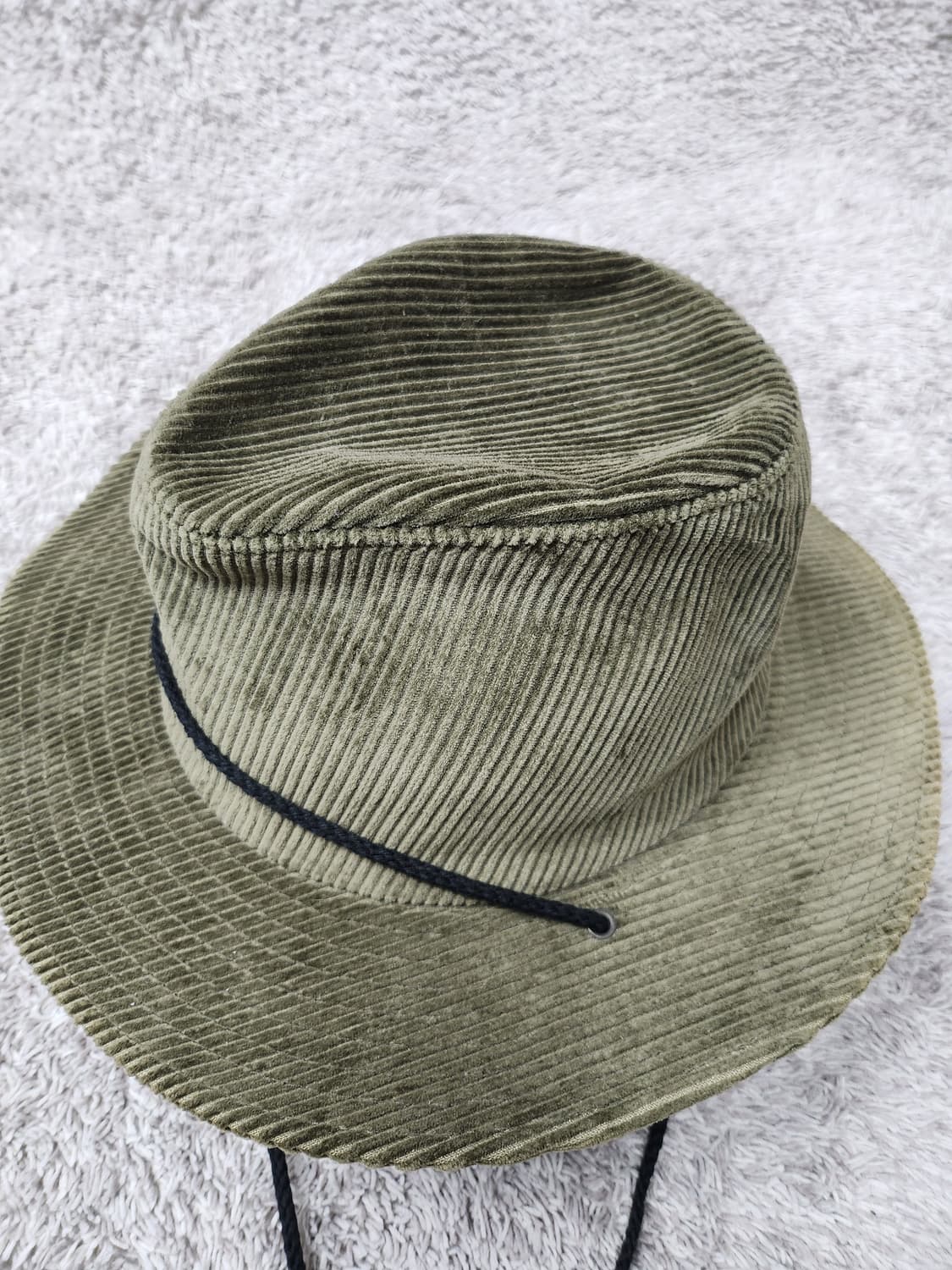 코듀로이 벙거지 모자 카키 새제품 상품이미지5