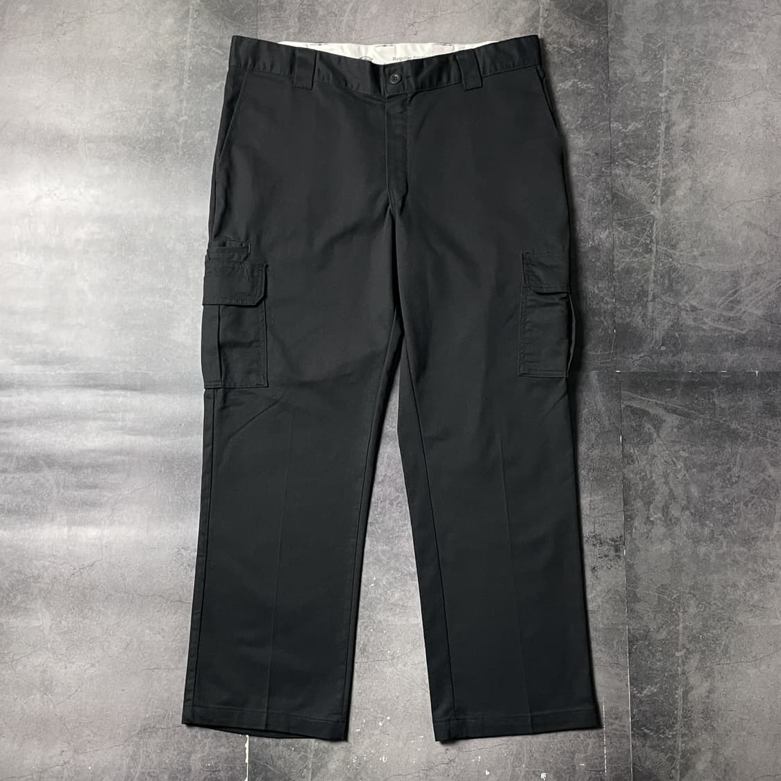 DICKIES 디키즈 블랙 레귤러 스트레이트핏 카고 워크팬츠 A00965 상품이미지1