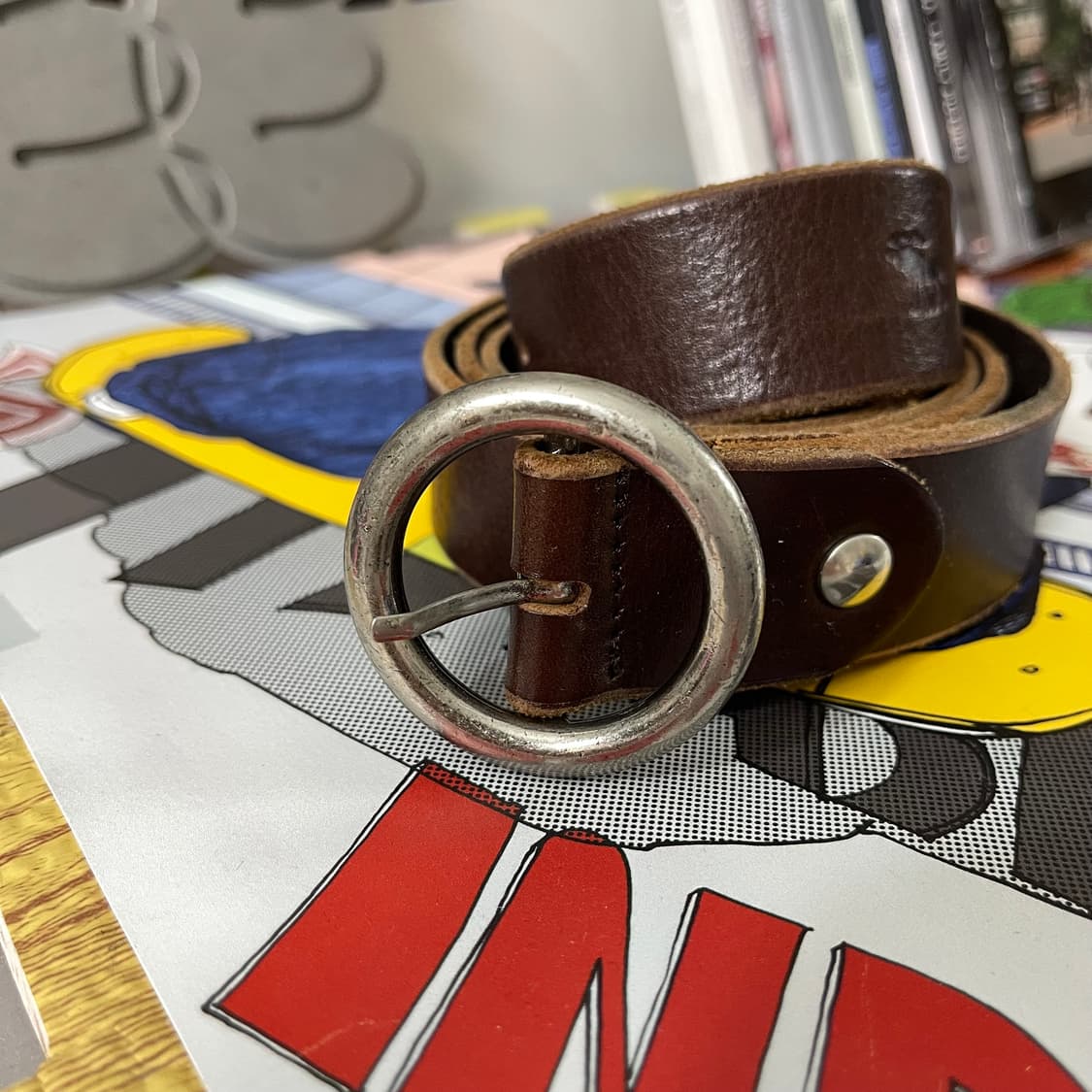 아베크롬비 빈티지 레더 벨트 상품이미지3