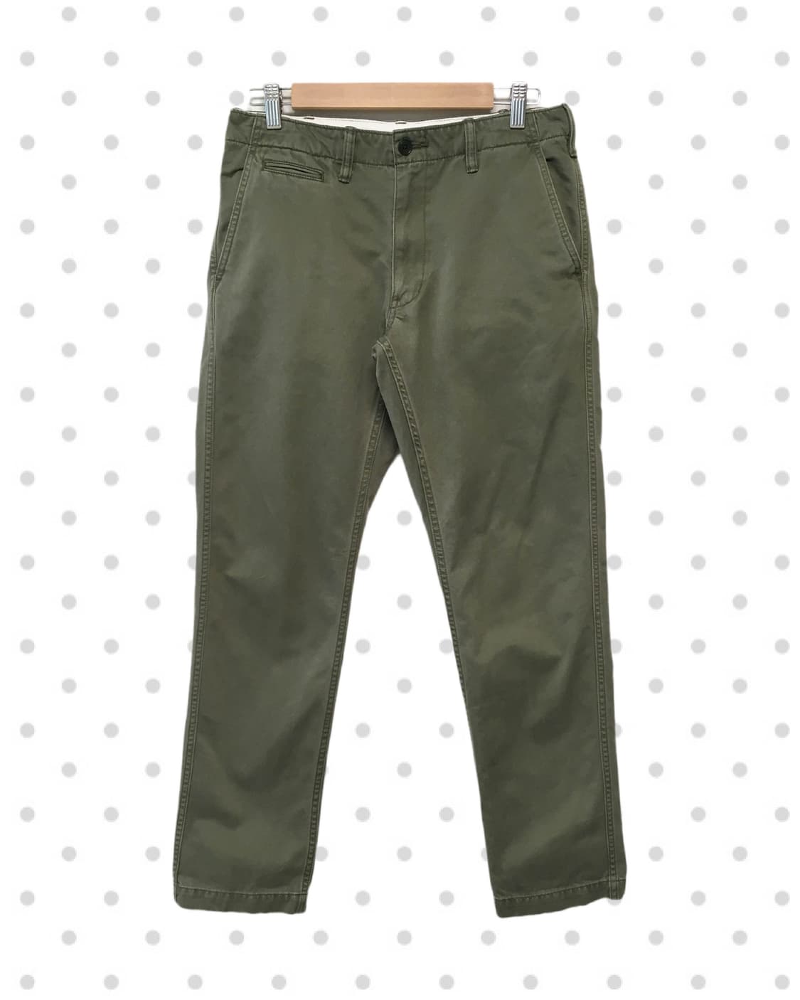 vintage cotton pants olive green 상품이미지5