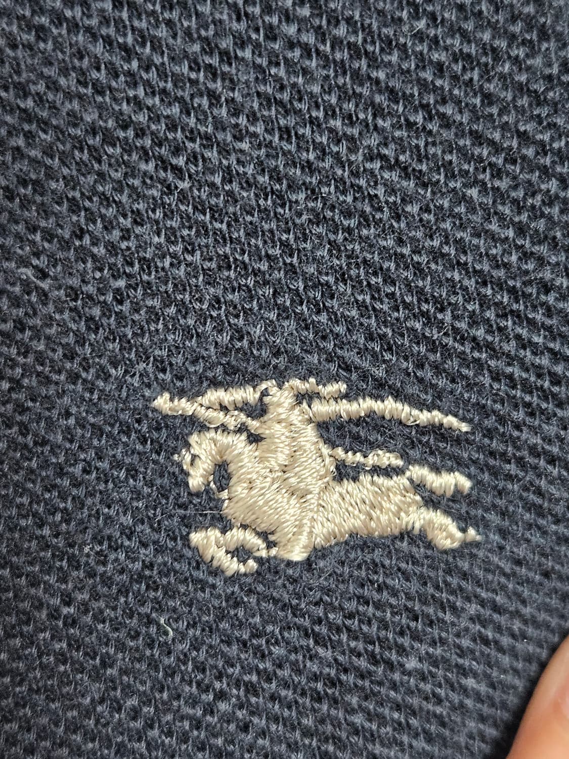 90s 빈티지 버버리 피케 셔츠 Made in Great Britain 상품이미지2