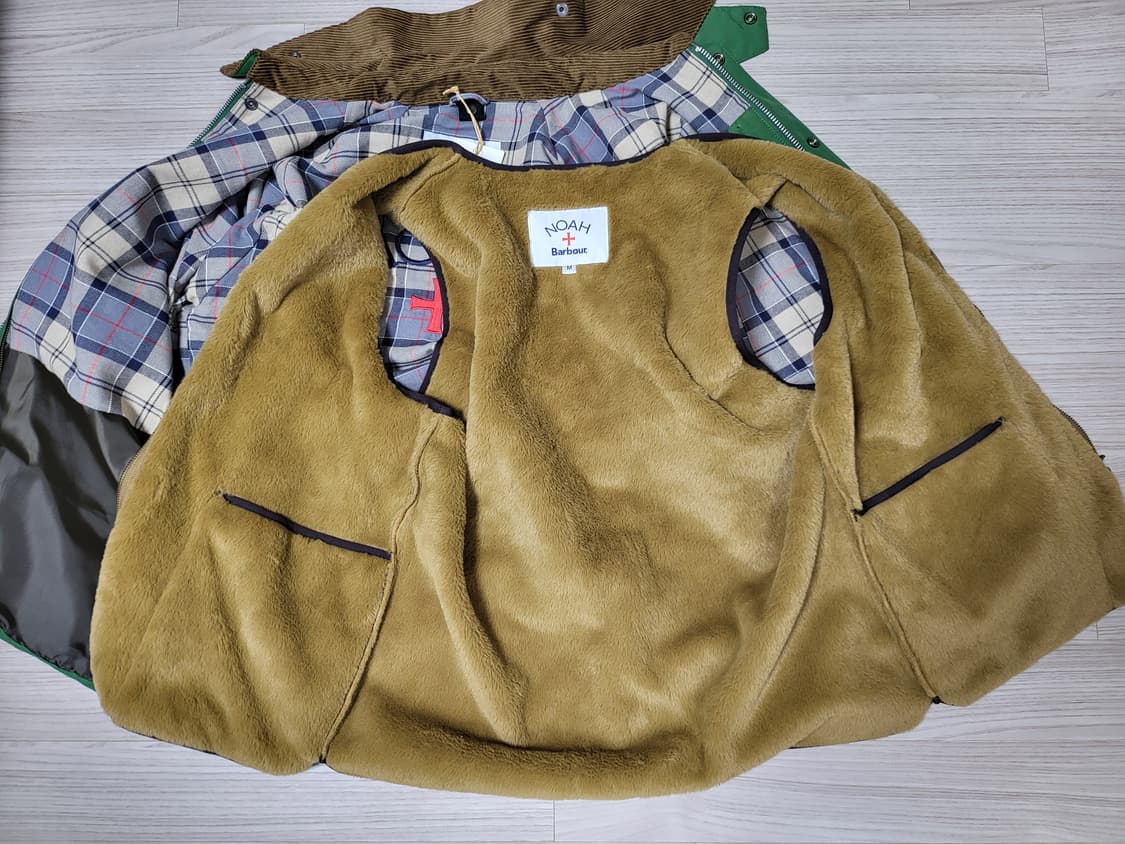 바버 X 노아 비데일 논왁스 자켓 켈리 그린(M사이즈)새상품 상품이미지9