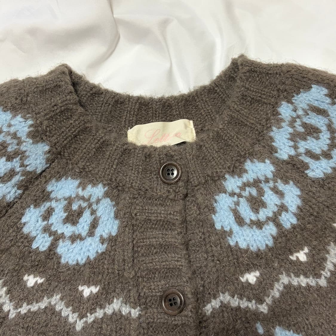 레테라 Alpaca Wool Nordic Knit Cardigan 상품이미지5