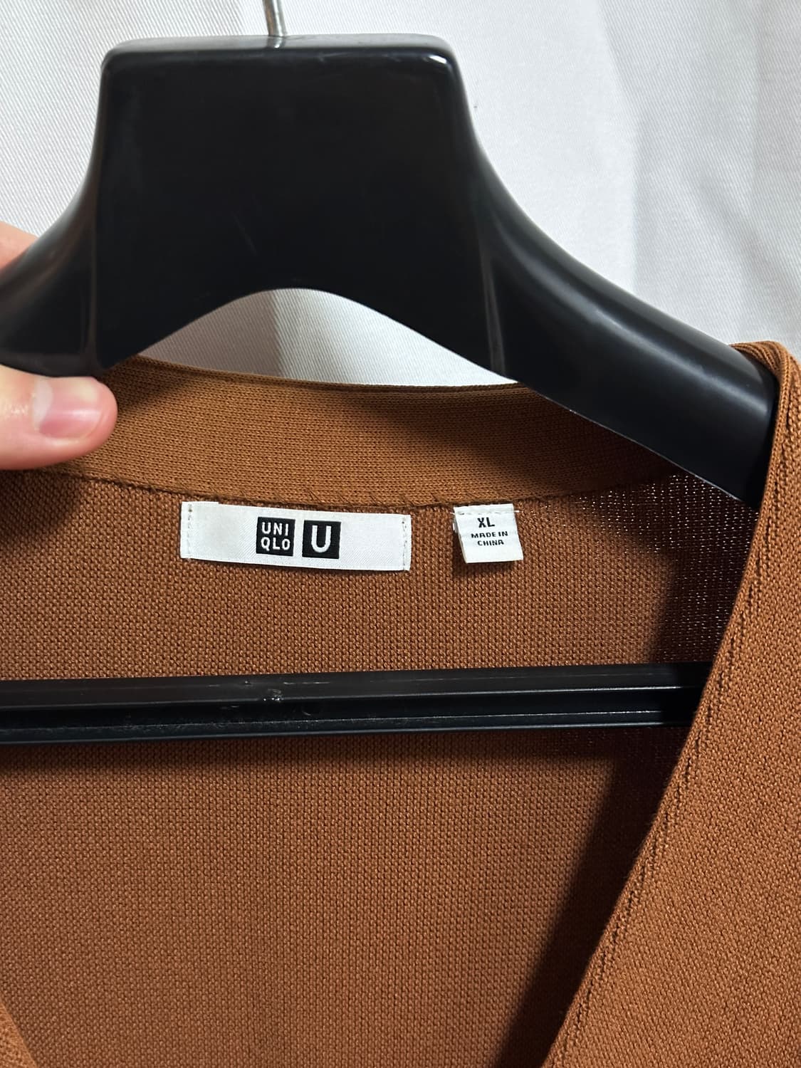 유니클로U 브라운 브이넥 가디건 XL사이즈 상품이미지6