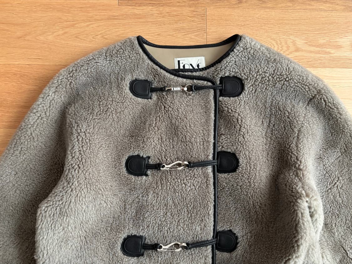 페이우 토글 무스탕 자켓 36 상품이미지2