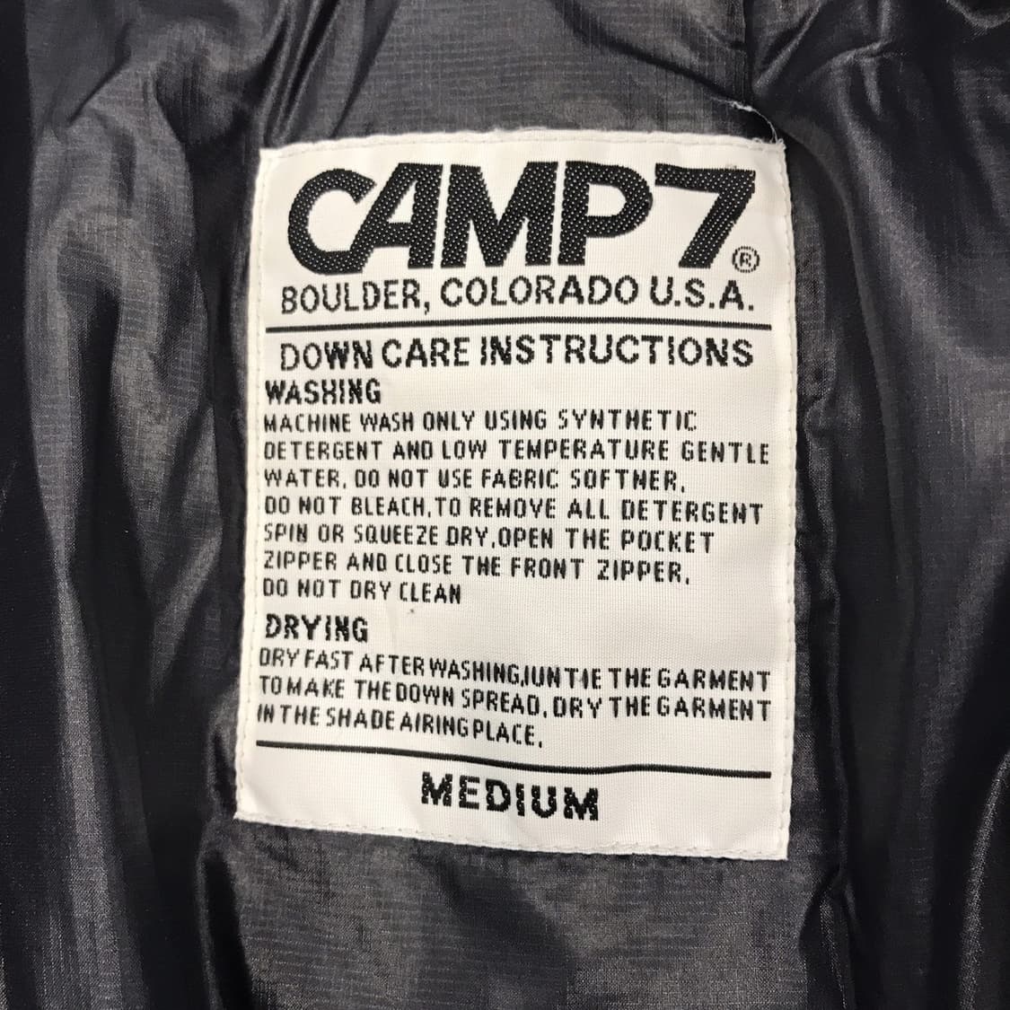 CAMP7 USA 후드 푸퍼 덕다운 [M] 상품이미지5