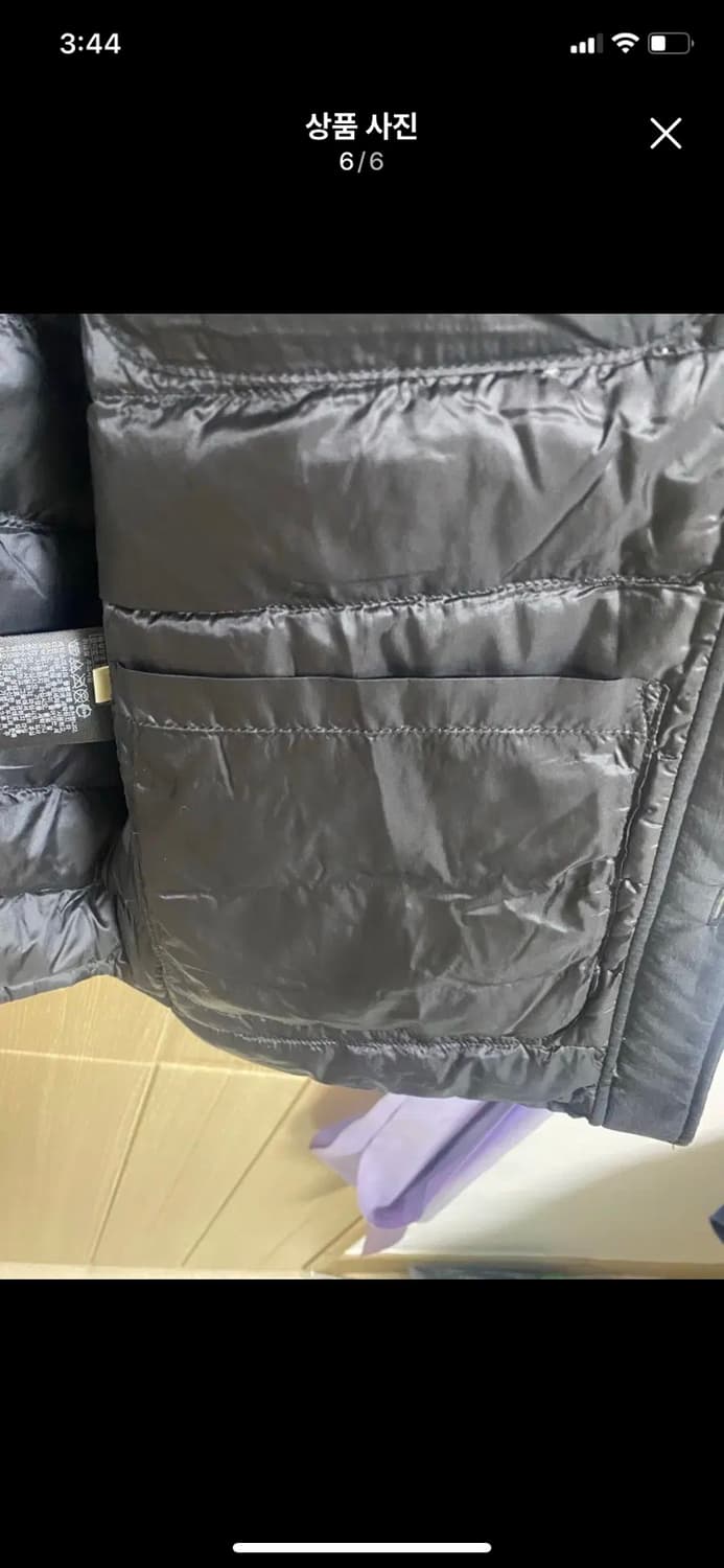 [UNIQLO] 유니클로U 블랙 패딩 셔츠 S사이즈 상품이미지6