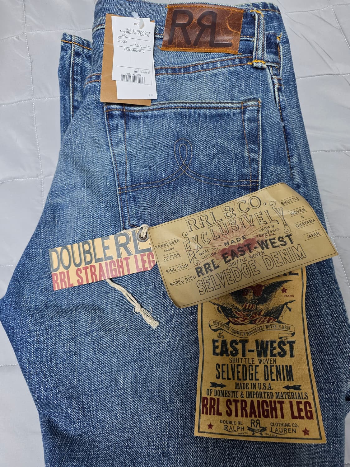RRL 스트레이트핏 힐스뷰 데님 30/30 상품이미지2