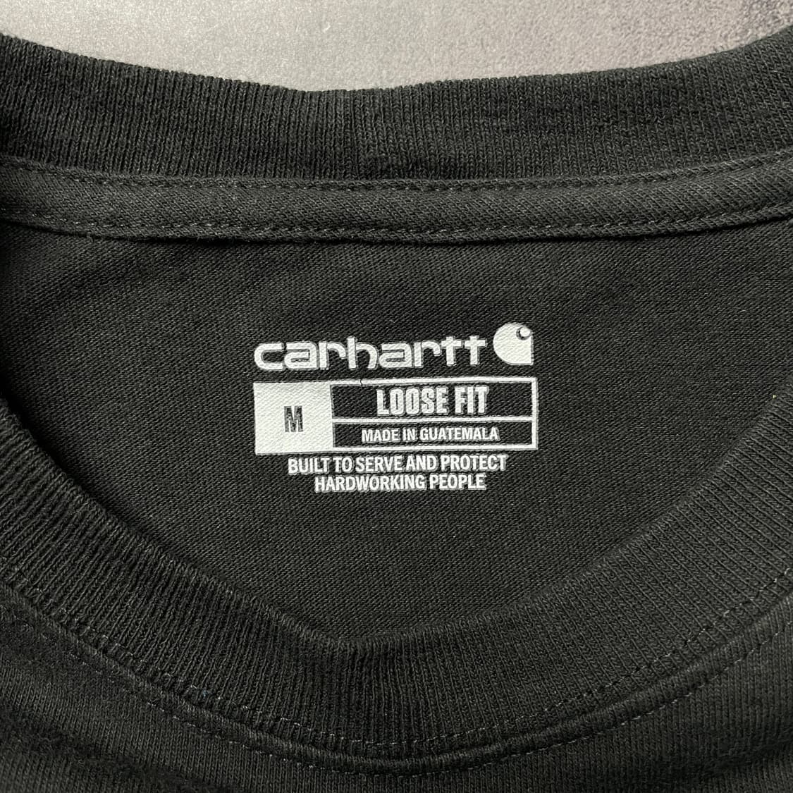 CARHARTT 칼하트K87 블랙 그래픽 포켓 반팔티셔츠 A01100 상품이미지9