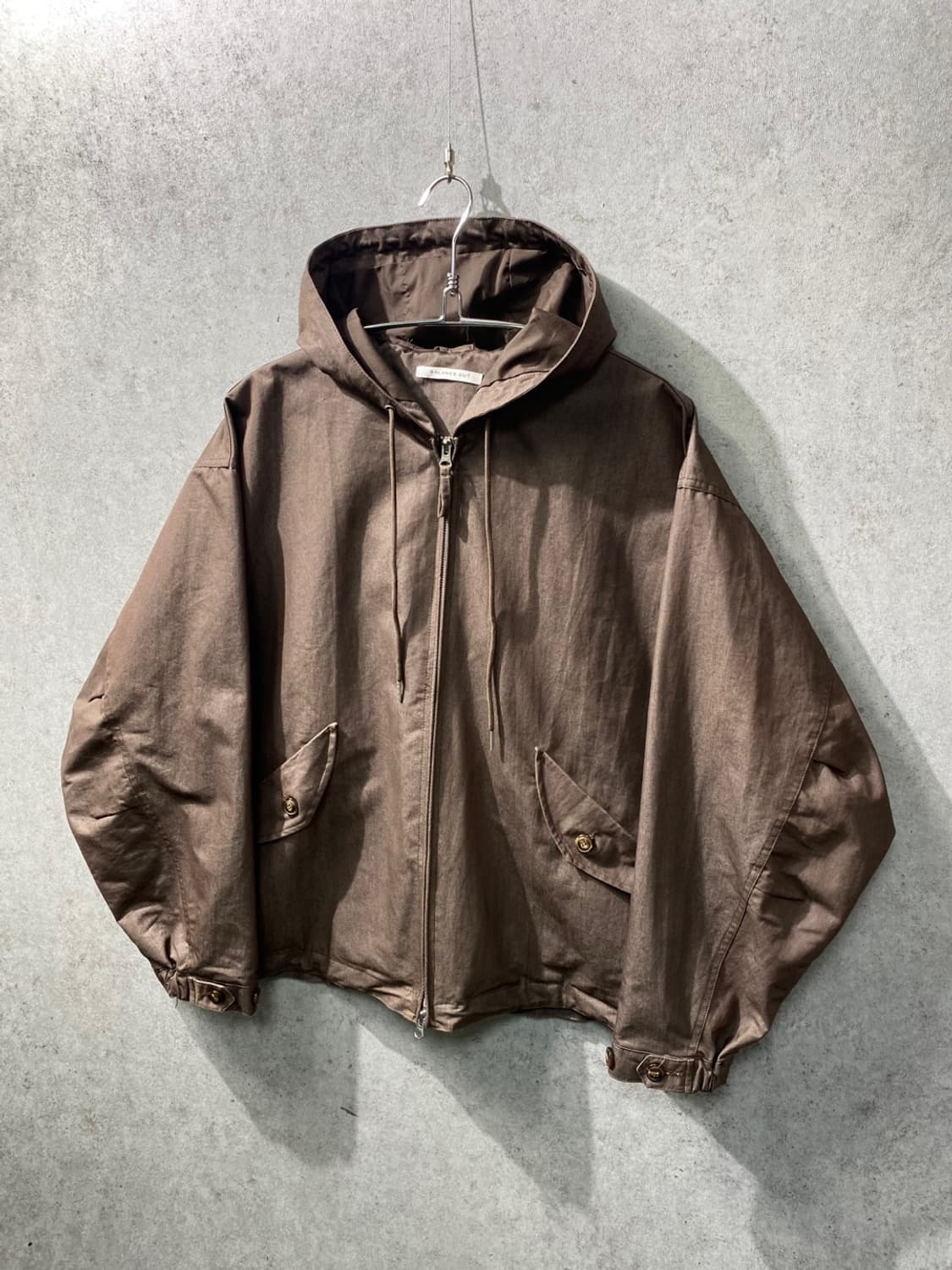[L] Vtg Balance Out 브라운 투웨이 후드집업 자켓 상품이미지1