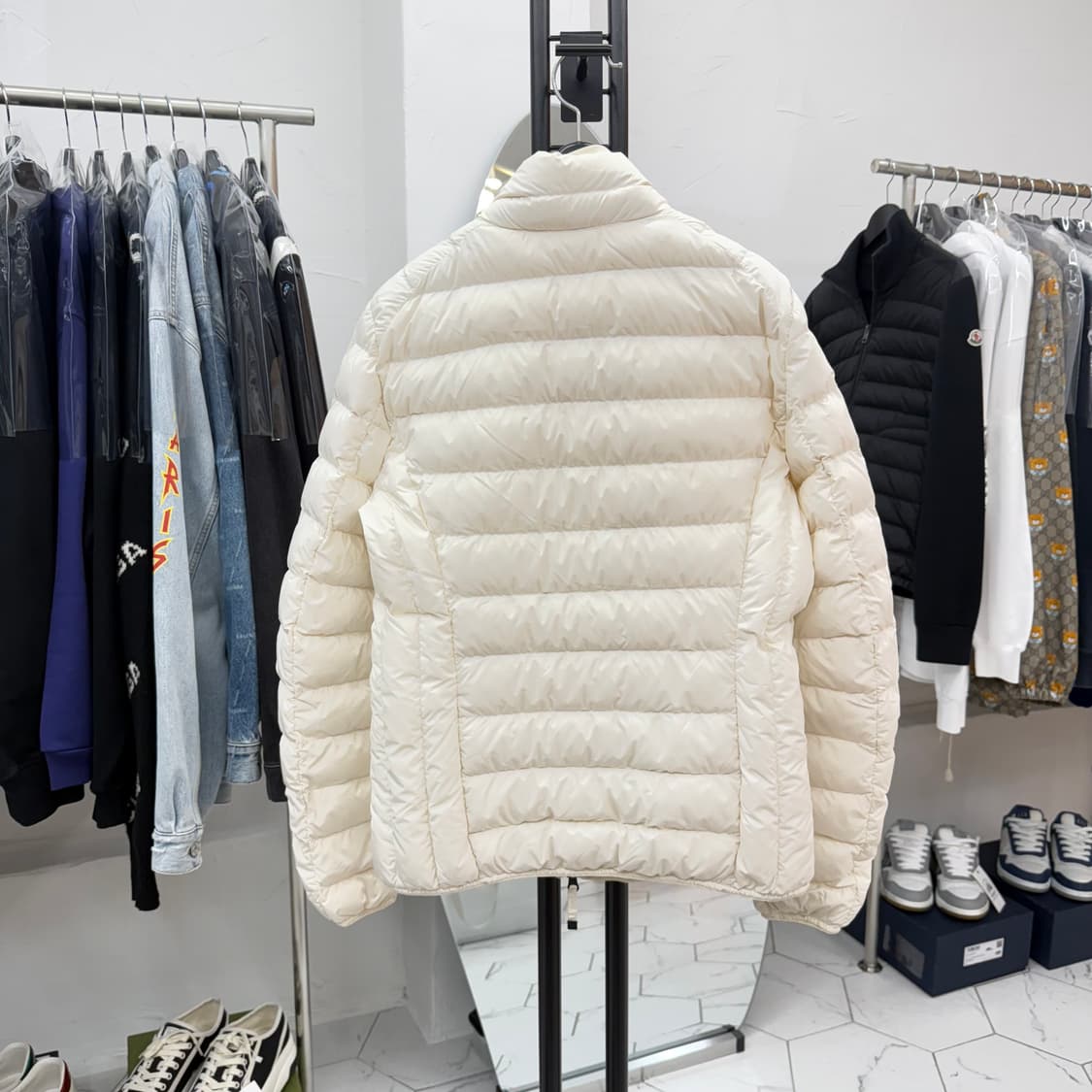 [M/백화점] 파라점퍼스 라이트 경량패딩 화이트 상품이미지2