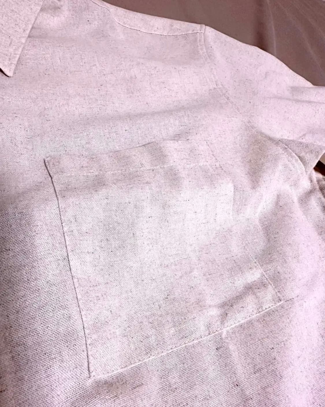 드로우핏 린넨 히든 반팔 셔츠 M 상품이미지4