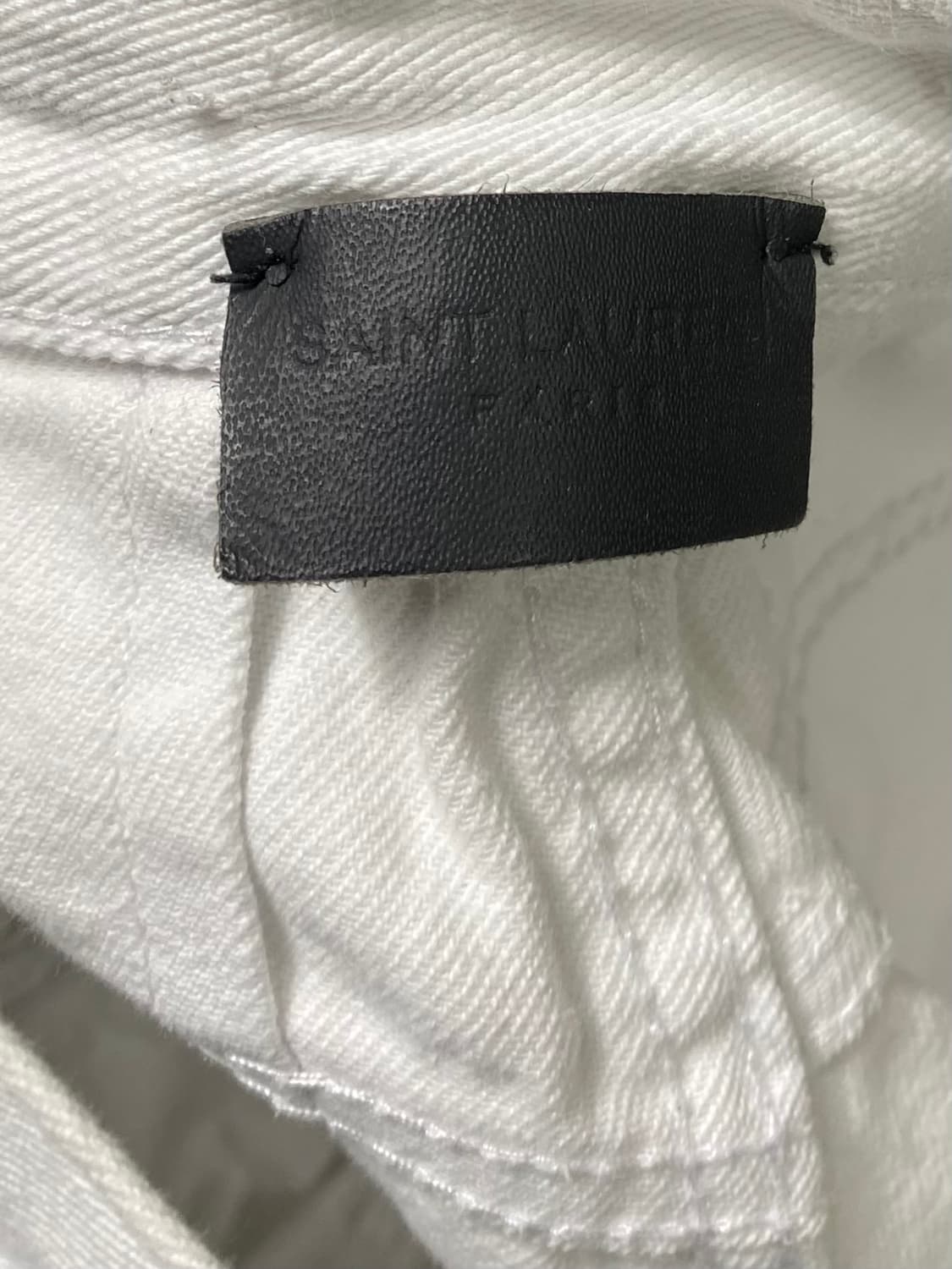 생로랑 빈티지 화이트진 청바지 36인치 상품이미지5