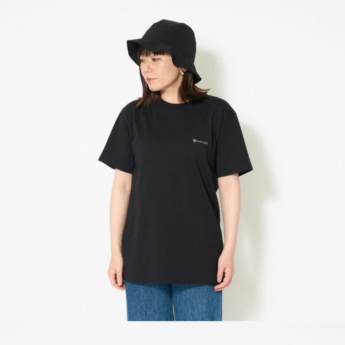 XL 스노우피크 재팬 스몰로고 반팔티 블랙 상품이미지1