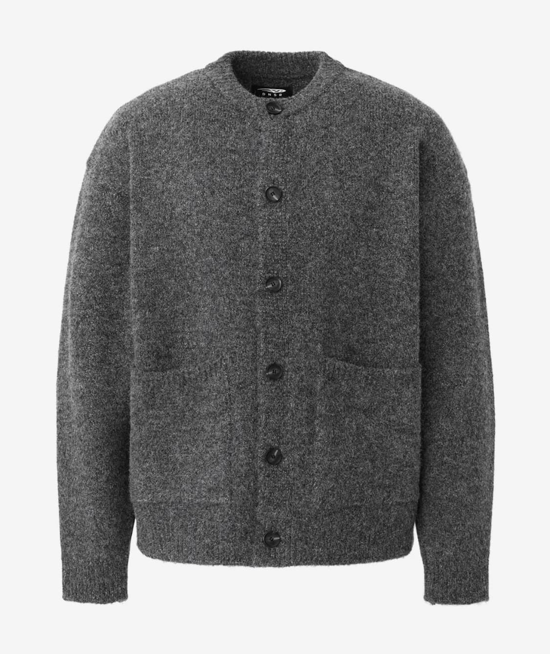 (L) DNSR 베이직 라운드 가디건 차콜 상품이미지2