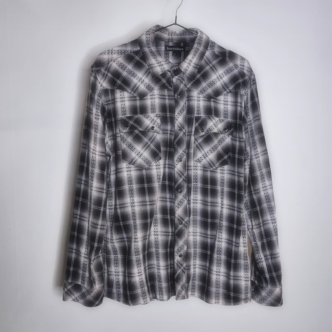 Stitch check pattern shirts 상품이미지1