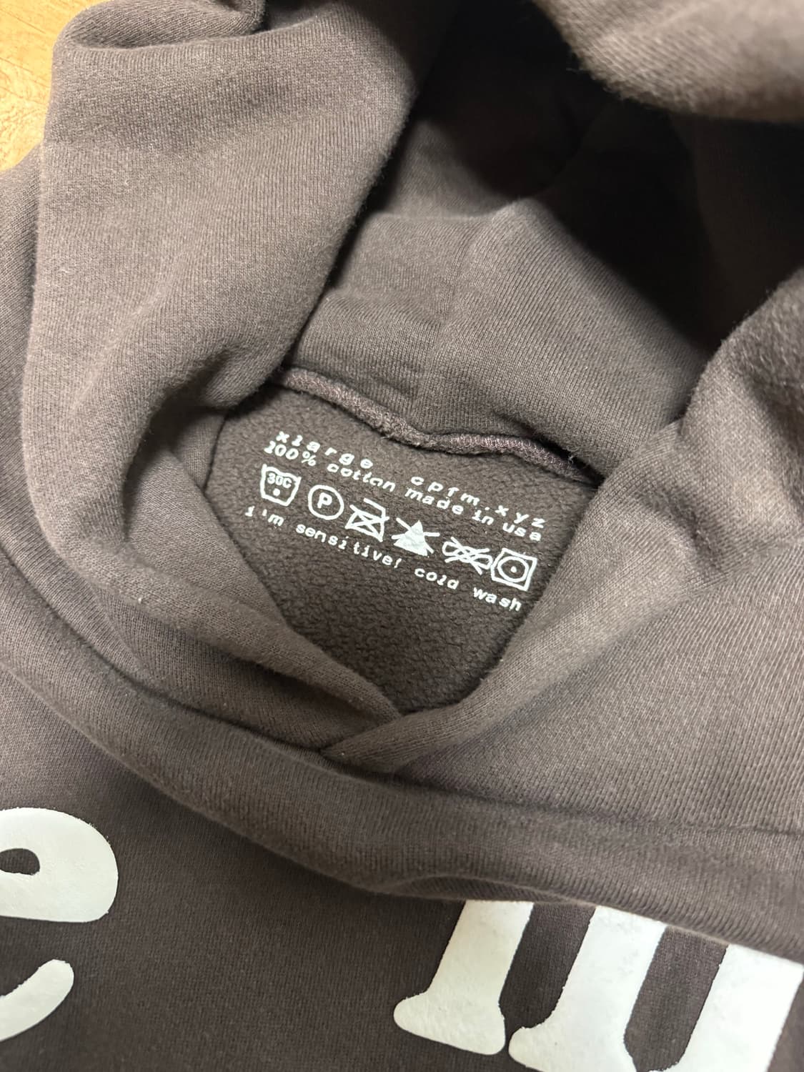 [XL] CPFM 본어게인 yemustbebornagain 후드  상품이미지3