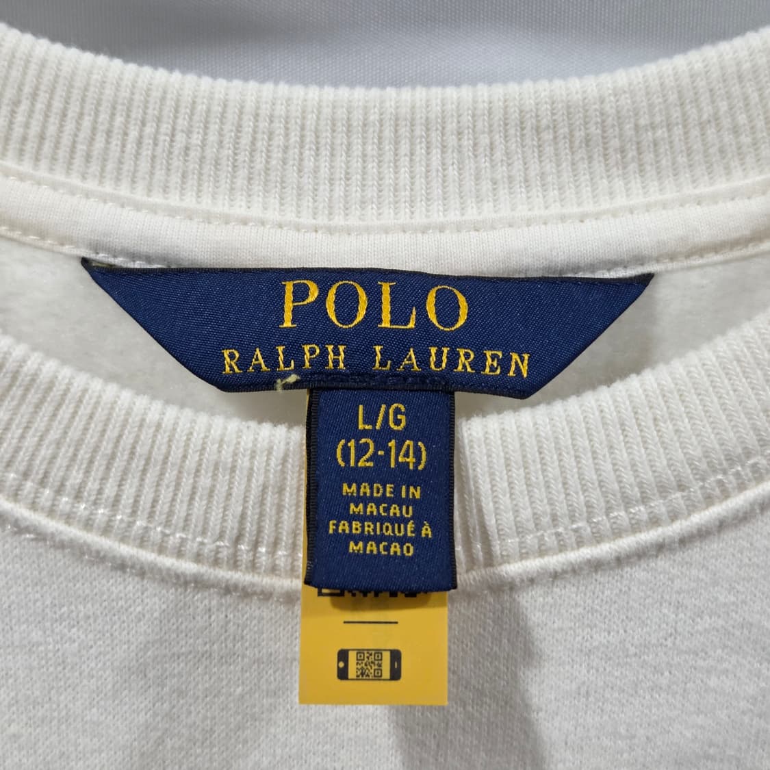 폴로랄프로렌 걸즈 폴로베어 맨투맨 원피스 L/12/14 상품이미지3