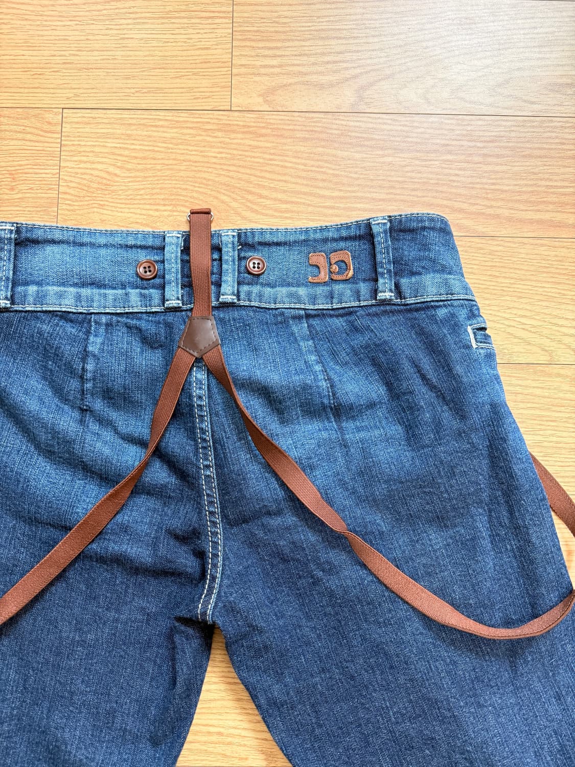 빈티지 부츠컷 데님 7부 팬츠 상품이미지10