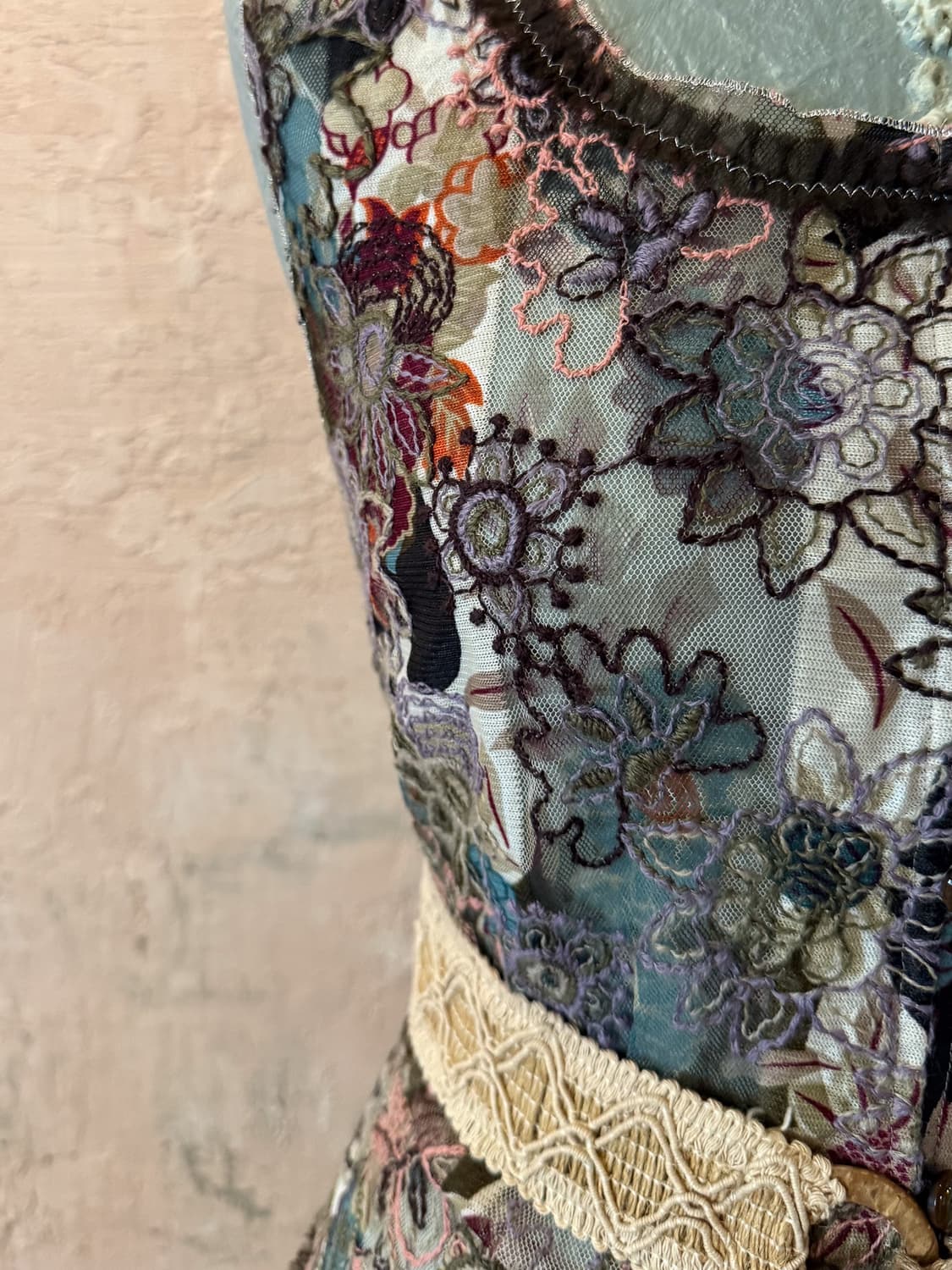 Floral Embroidered Sleeveless 0022 상품이미지3