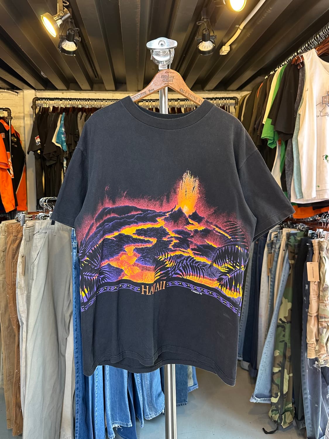 90s 하와이 Hawaii 싱글스티치 프린팅 티셔츠 1992 상품이미지1