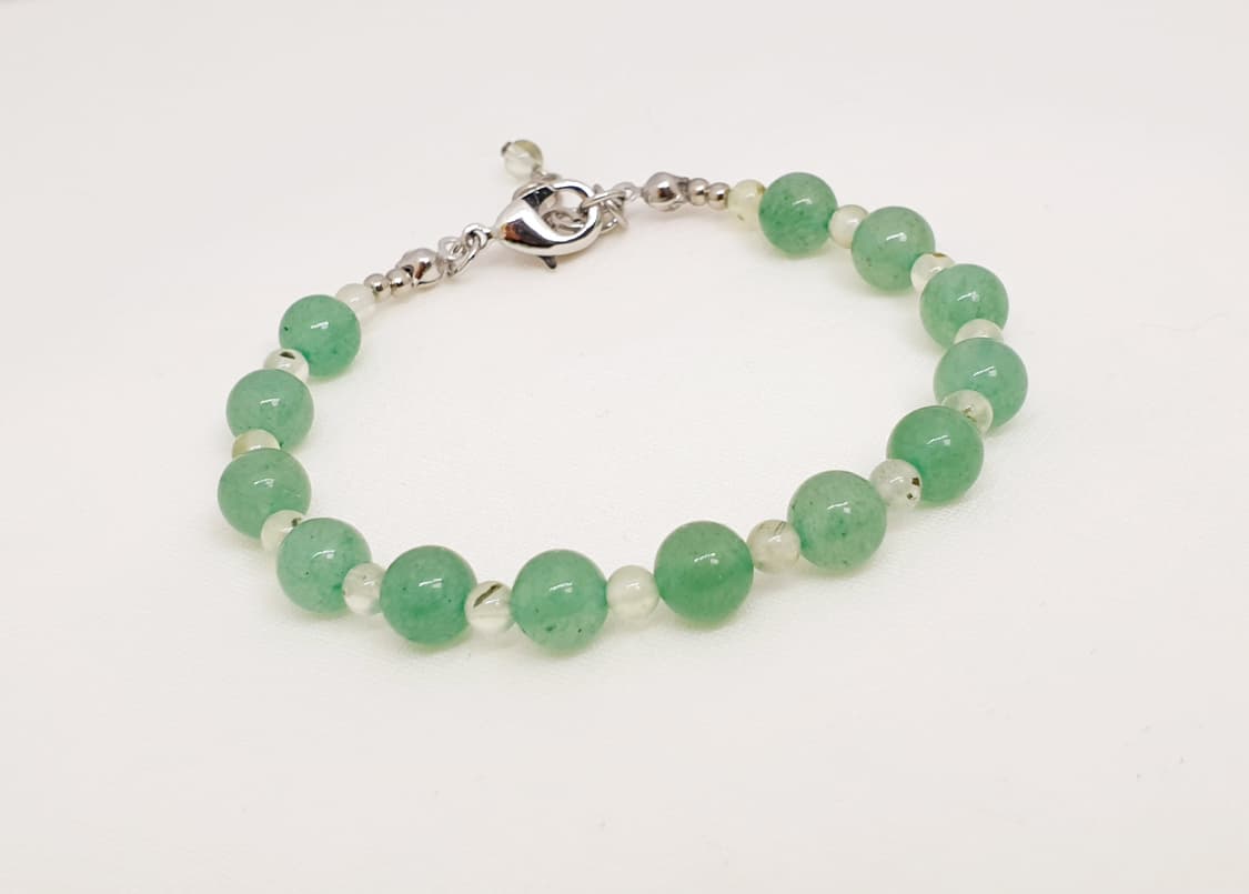 그린 아벤츄린&프레나이트 팔찌 상품이미지1