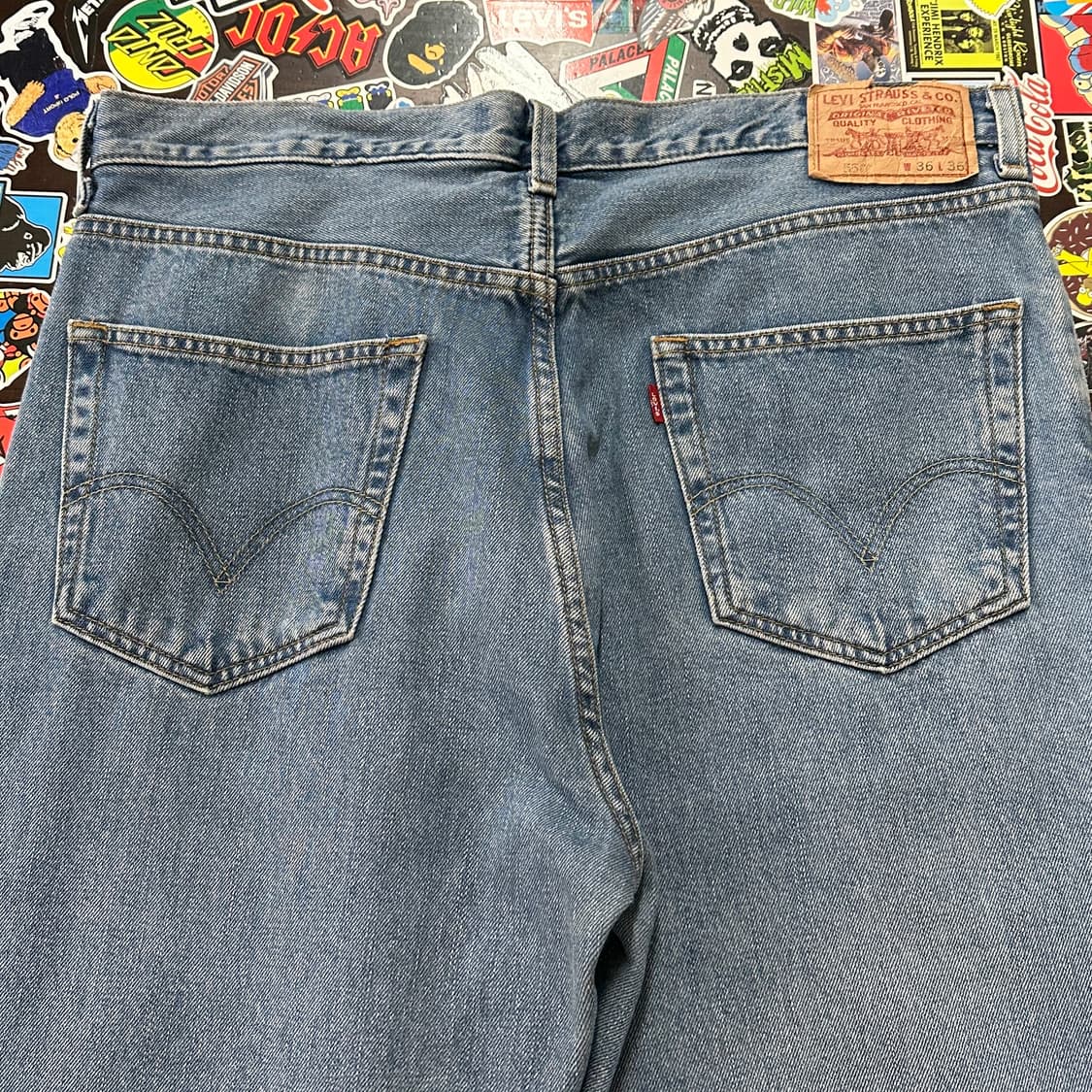 00s 리바이스 550 블루 진 데님 팬츠 36 상품이미지3