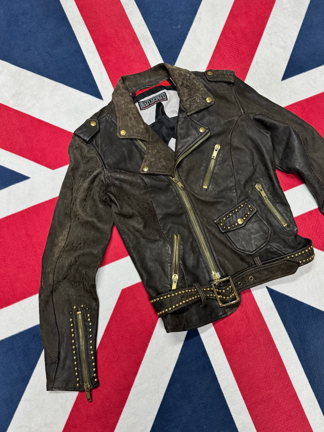BAD SPIRIT 펑크 가죽자켓  상품이미지3